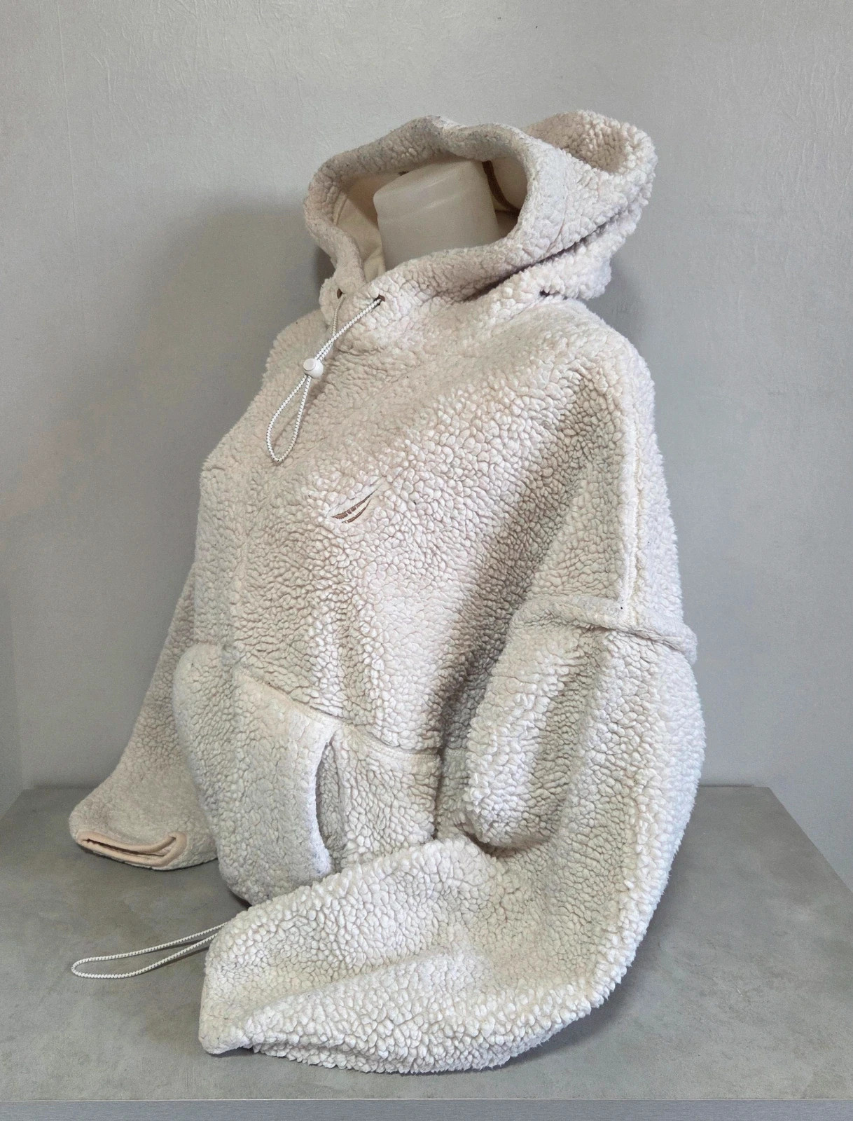 Pull sweat woody col zippé camionneur nautica taille L blanc crème – Nautica – taille L / 40 / 12 5