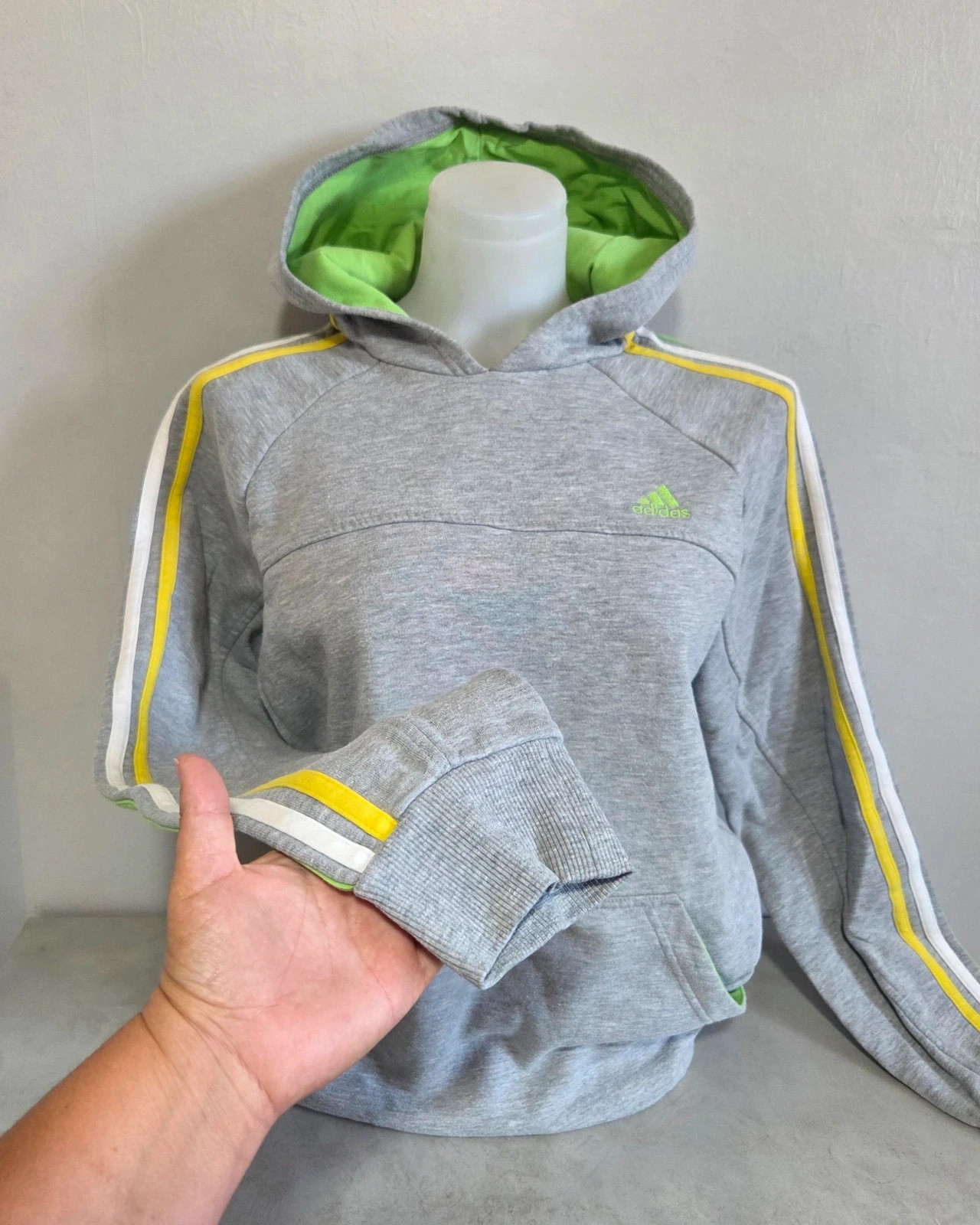Pull sweat woody capuche Adidas vintage 15 16 ans ou taillle S adulte – adidas – taille S 5