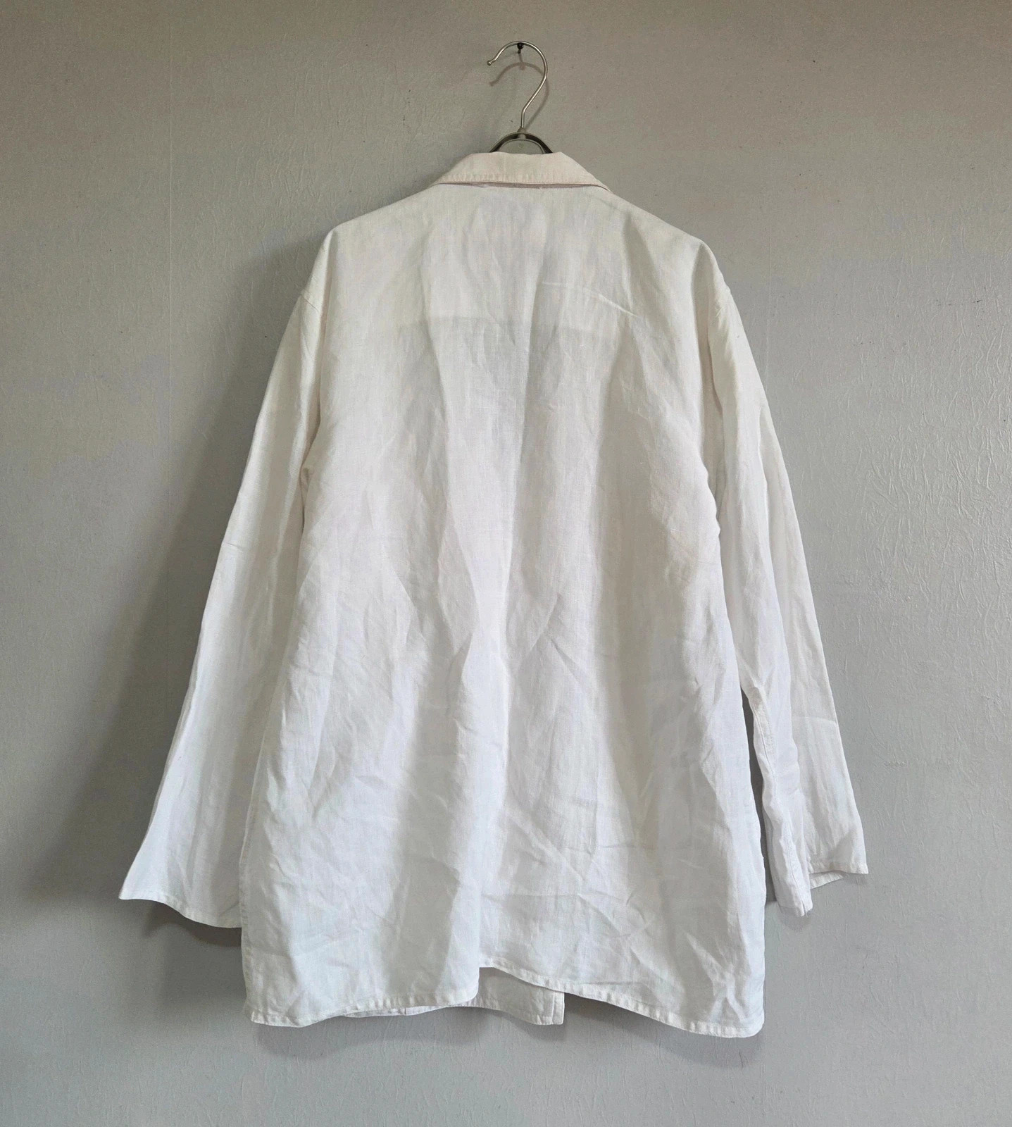 Veste taille blazer Max Mara 100% lin blanc taille L/40 – Max Mara – taille L / 40 / 12 4
