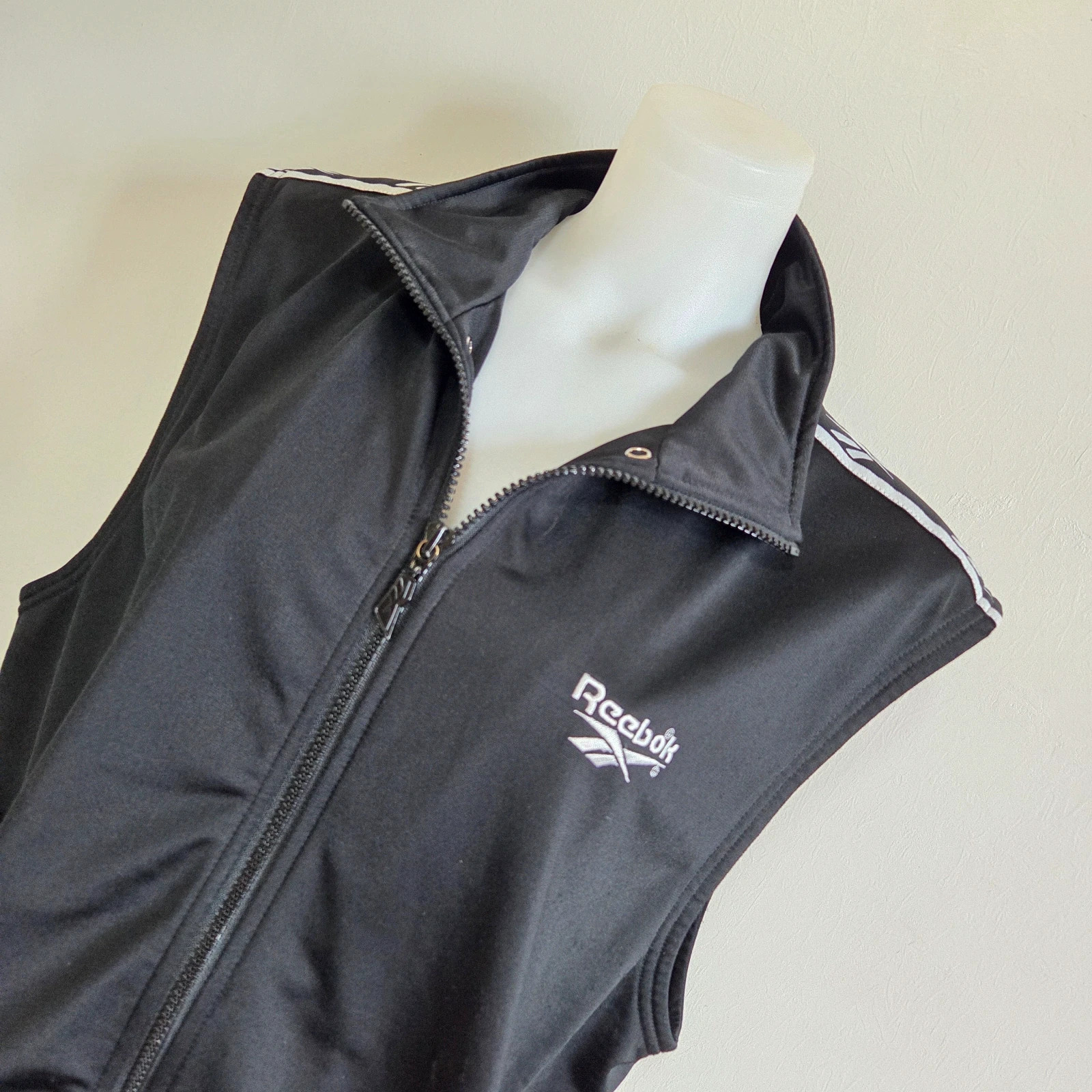 Veste sans manches reebok vintage année 90 noir blanc oversize taille M – Reebok – taille M 5