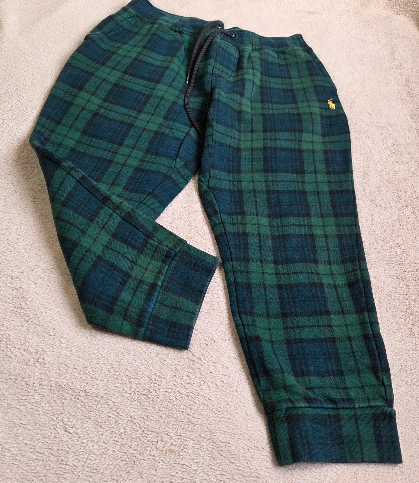 Pantalon survêtement jogging Ralph Lauren taille M/L a carreaux vintage – Ralph Lauren – taille M / 38 / 10 3
