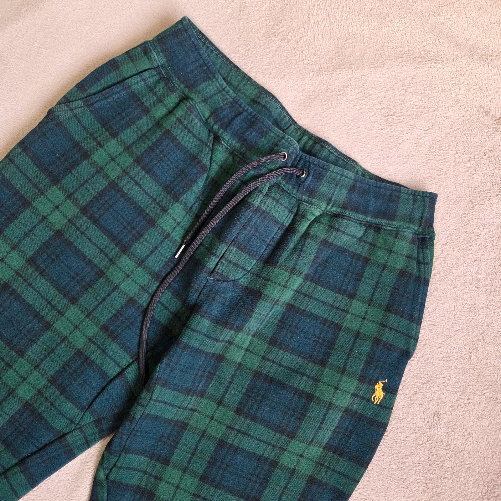 Pantalon survêtement jogging Ralph Lauren taille M/L a carreaux vintage – Ralph Lauren – taille M / 38 / 10 4