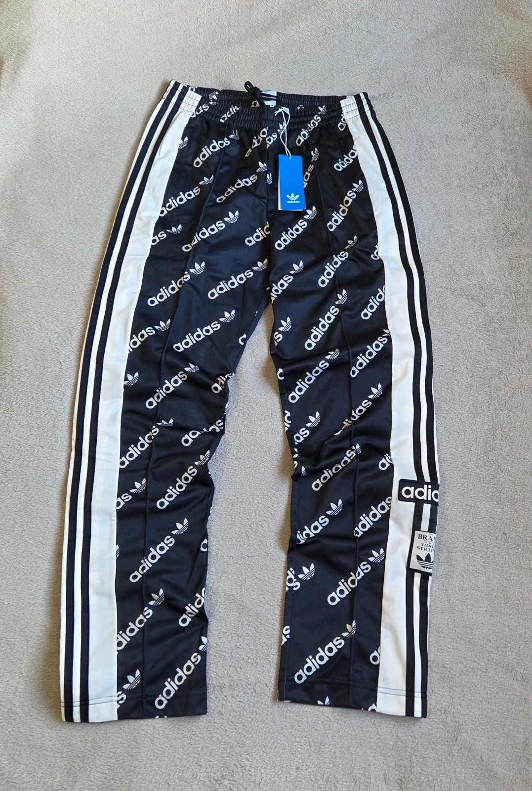 Pantalon survêtement jogging Adidas vintage neuf taille 36 bouton pression vintage – adidas – taille S / 36 / 8 2