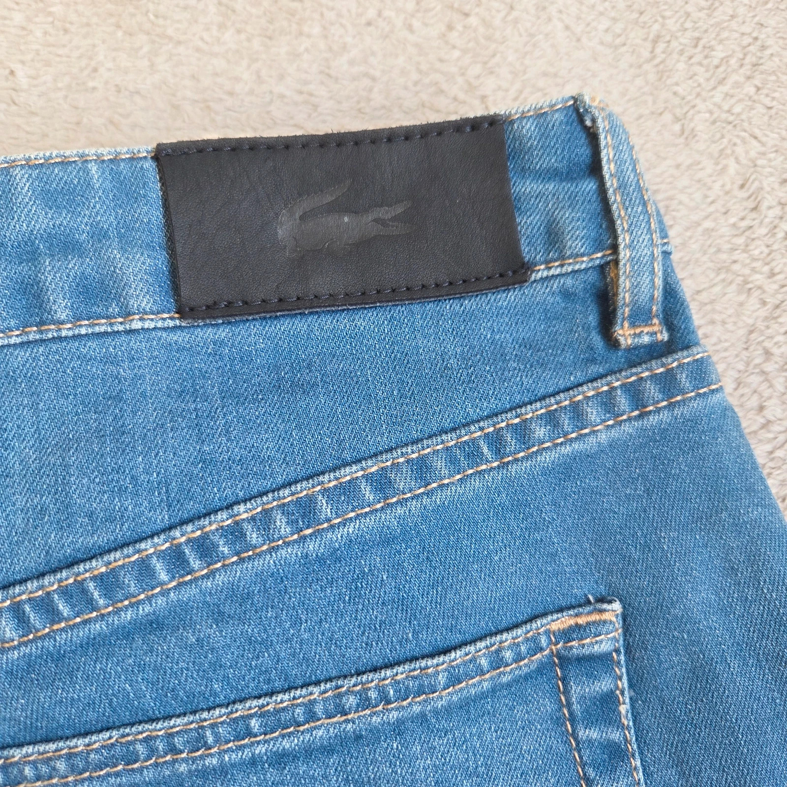Pantalon slim denim jeans Lacoste femme taille M 38 – Lacoste – taille M / 38 / 10 2