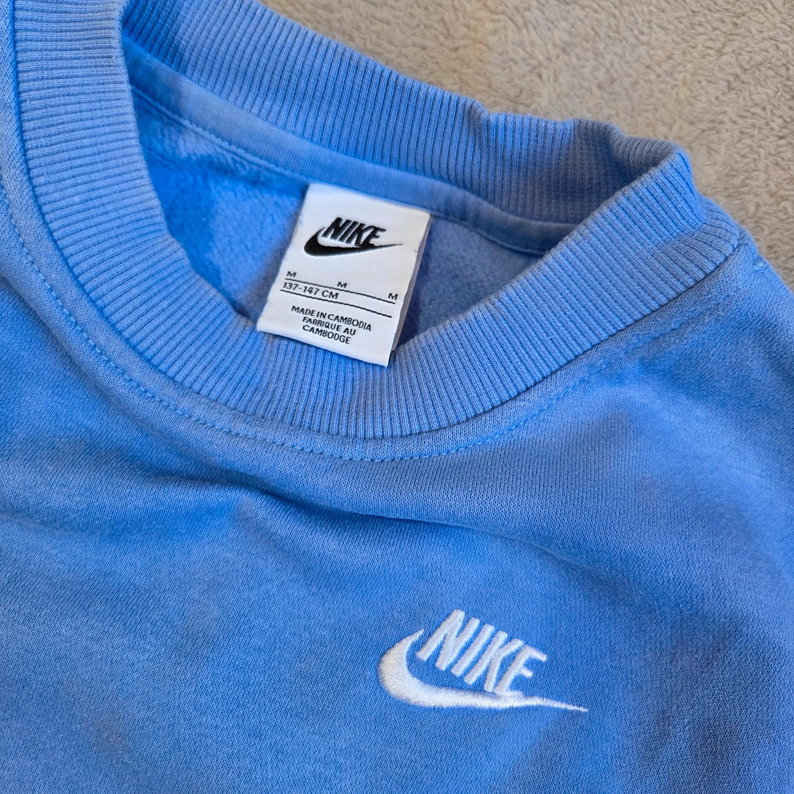 Ensemble survêtement jogging nike enfant garçon taille 11 ans bleu – Nike – taille 11 ans / 146 cm 4