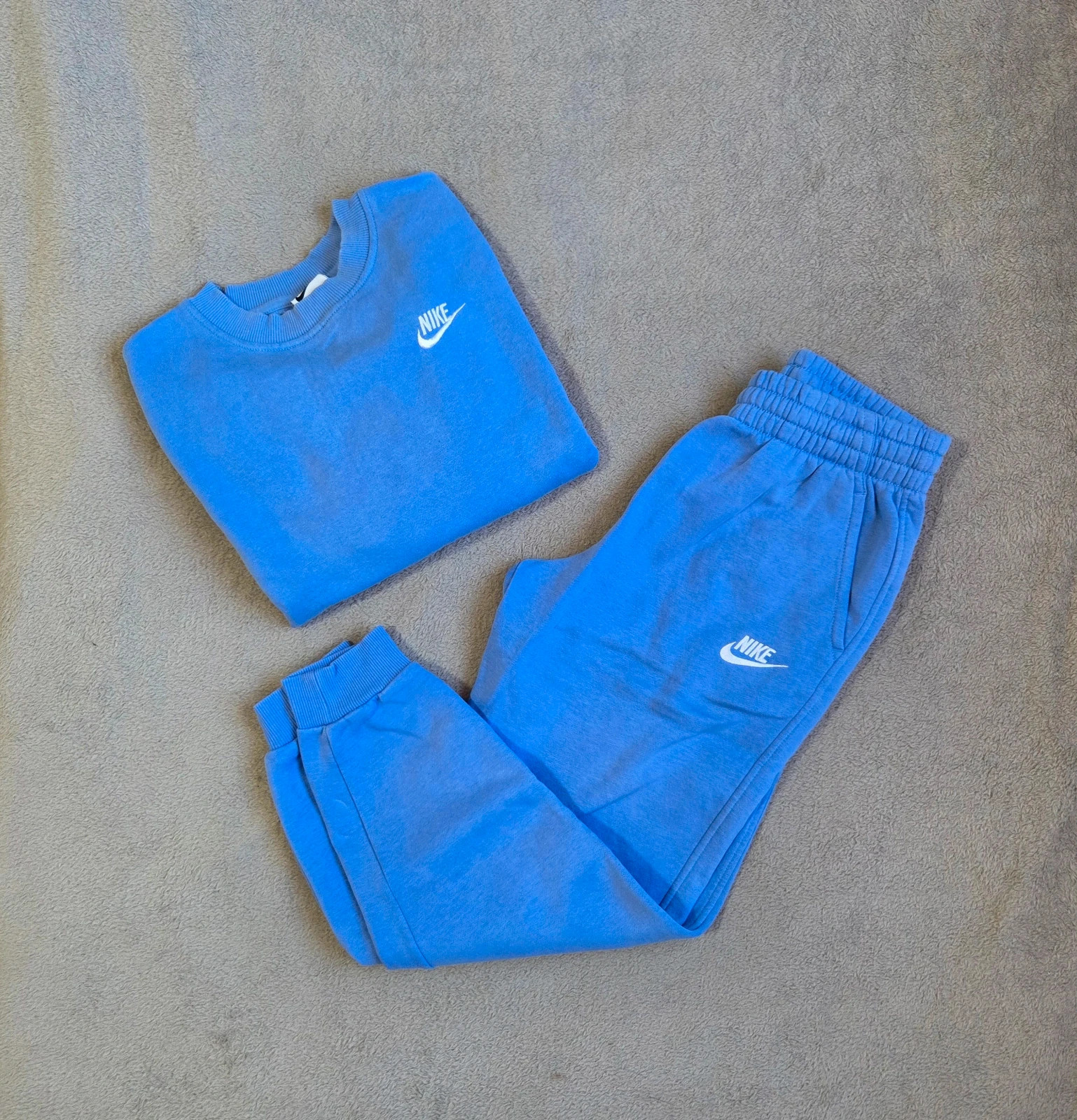 Ensemble survêtement jogging nike enfant garçon taille 11 ans bleu – Nike – taille 11 ans / 146 cm