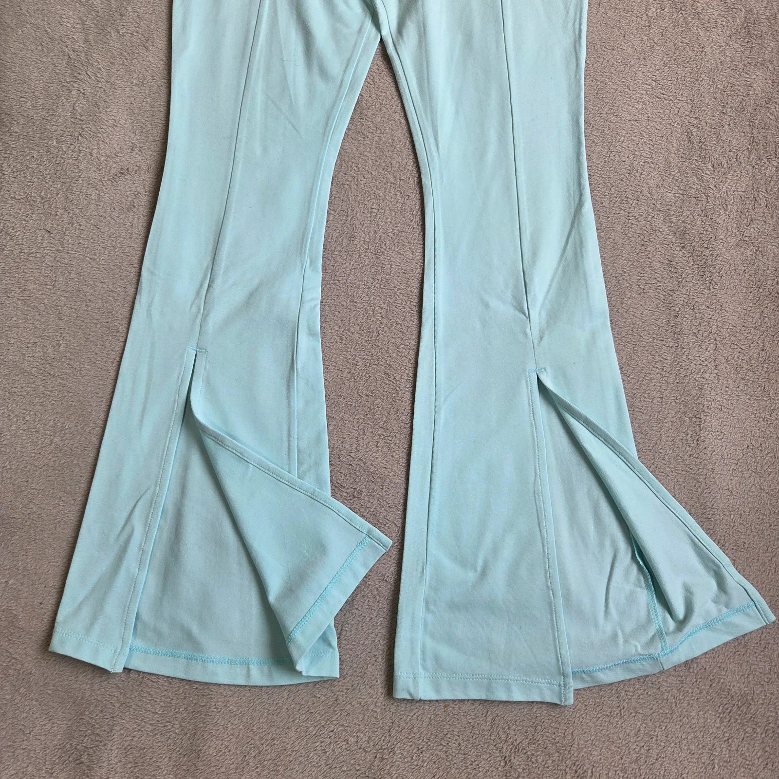 Pantalon survêtement jogging leggings sport fitness Adidas bleu turquoise taille 42 XL – adidas – taille XL / 42 / 14 2