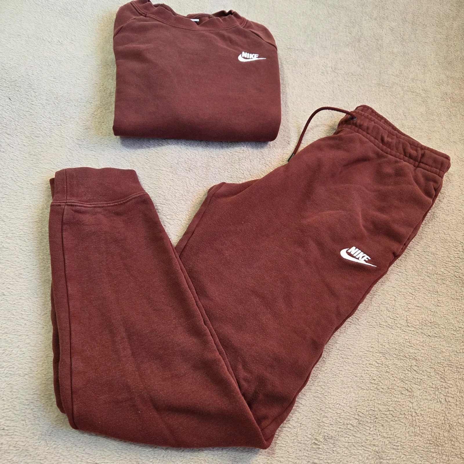 Ensemble survêtement jogging nike marron blanc taille S – Nike – taille S / 36 / 8 2