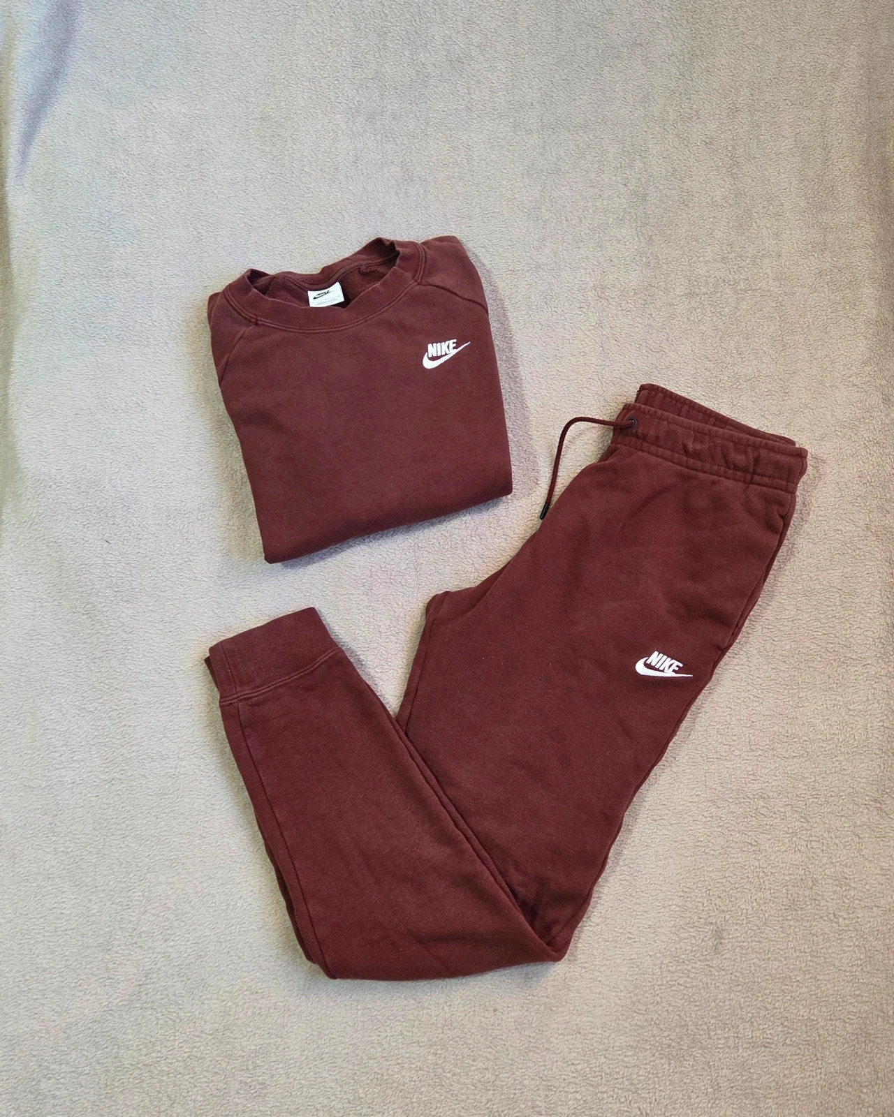 Ensemble survêtement jogging nike marron blanc taille S – Nike – taille S / 36 / 8 4