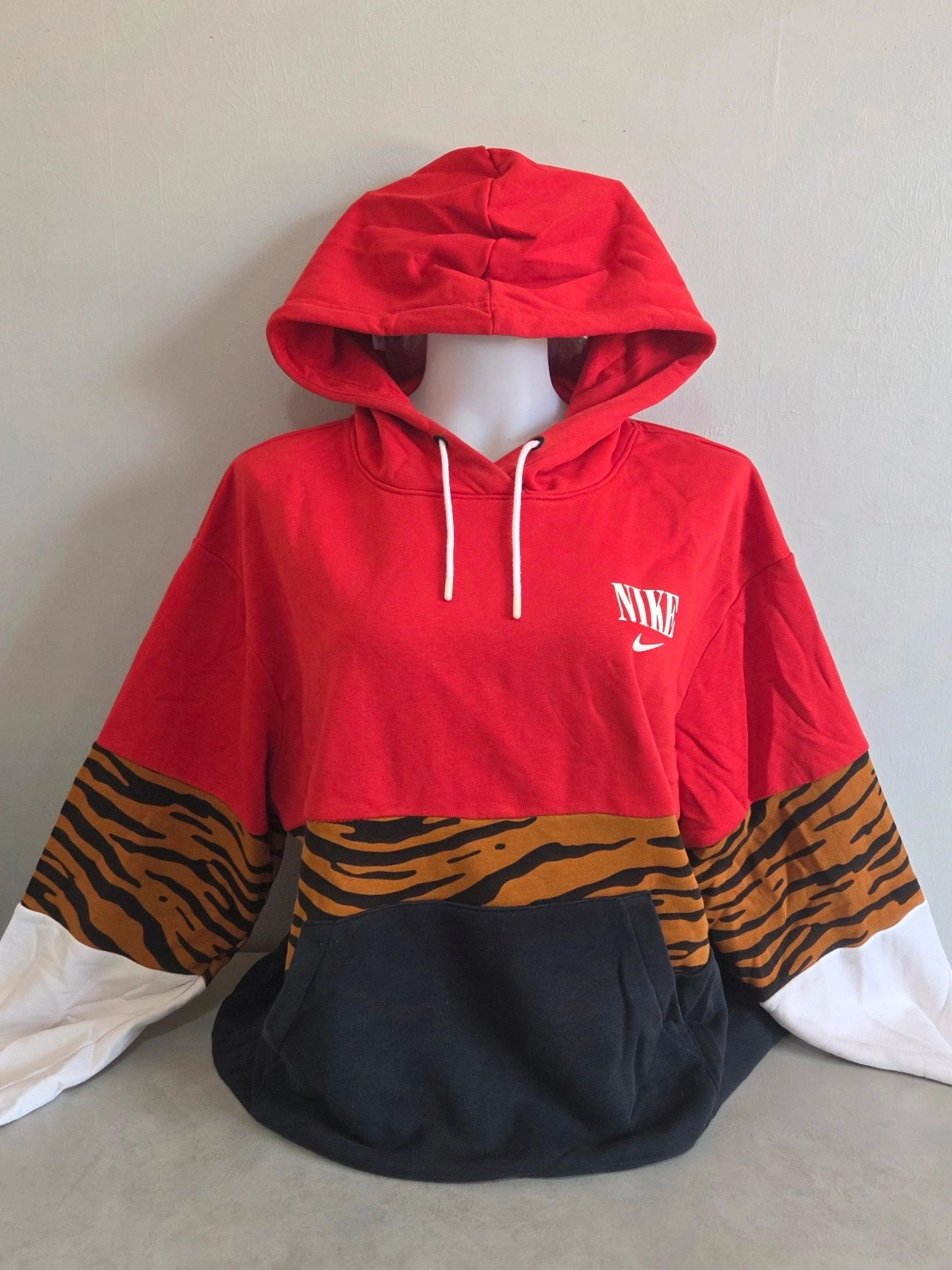 Pull sweat woody sweat-shirt capuche zèbre nike vintage taille XL oversize large – Nike – taille XL / 42 / 14 3