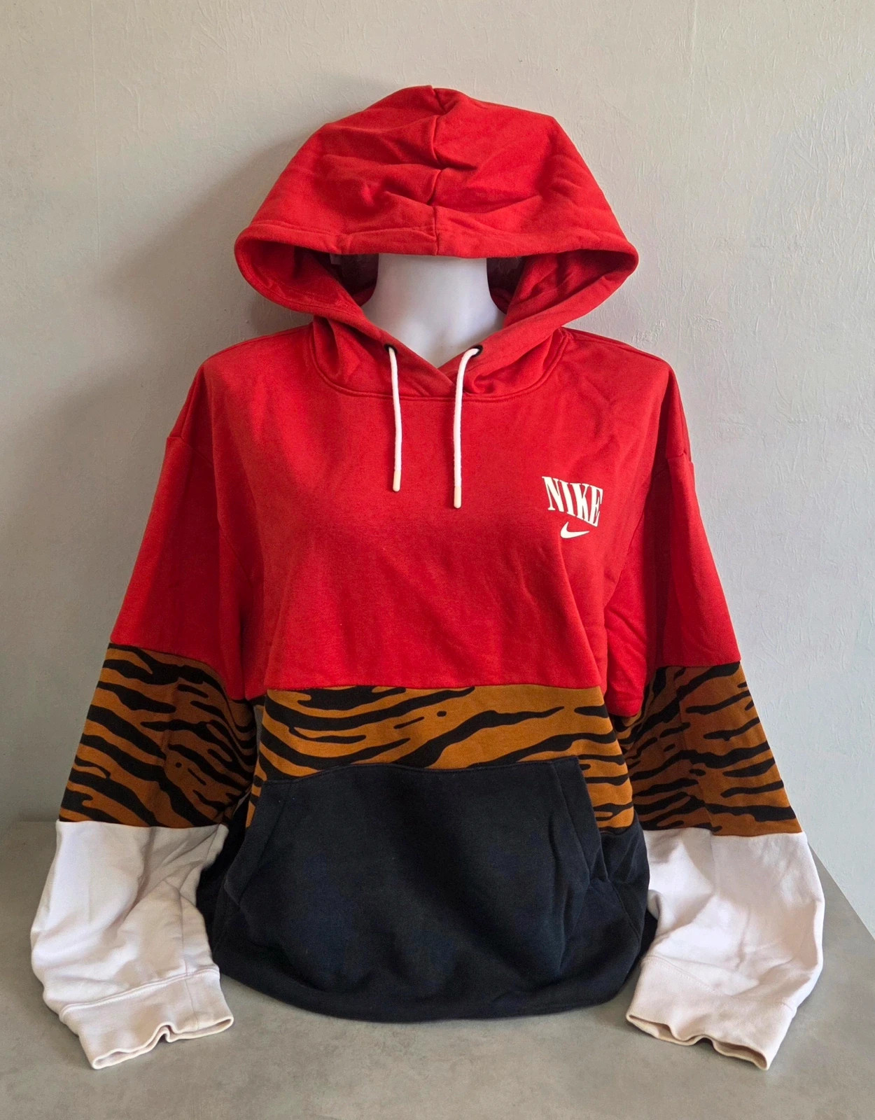 Pull sweat woody sweat-shirt capuche zèbre nike vintage taille XL oversize large – Nike – taille XL / 42 / 14 2