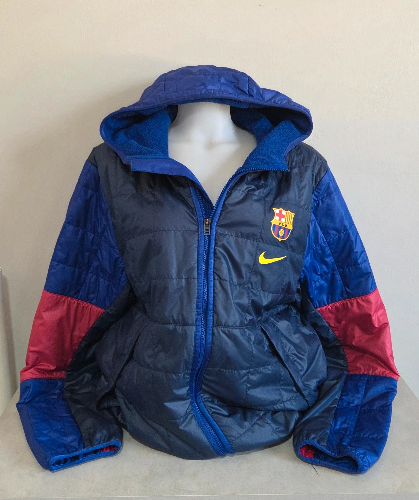 Blouson doudoune manteau hiver chaud FC Barcelone taille L nike – Nike – taille L 2