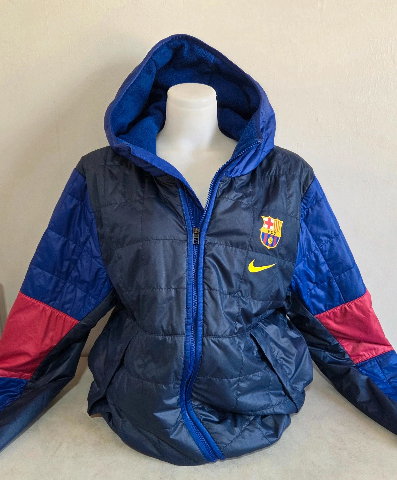 Blouson doudoune manteau hiver chaud FC Barcelone taille L nike – Nike – taille L 3