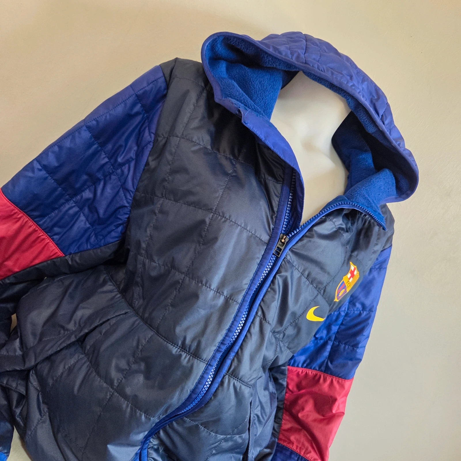 Blouson doudoune manteau hiver chaud FC Barcelone taille L nike – Nike – taille L 4