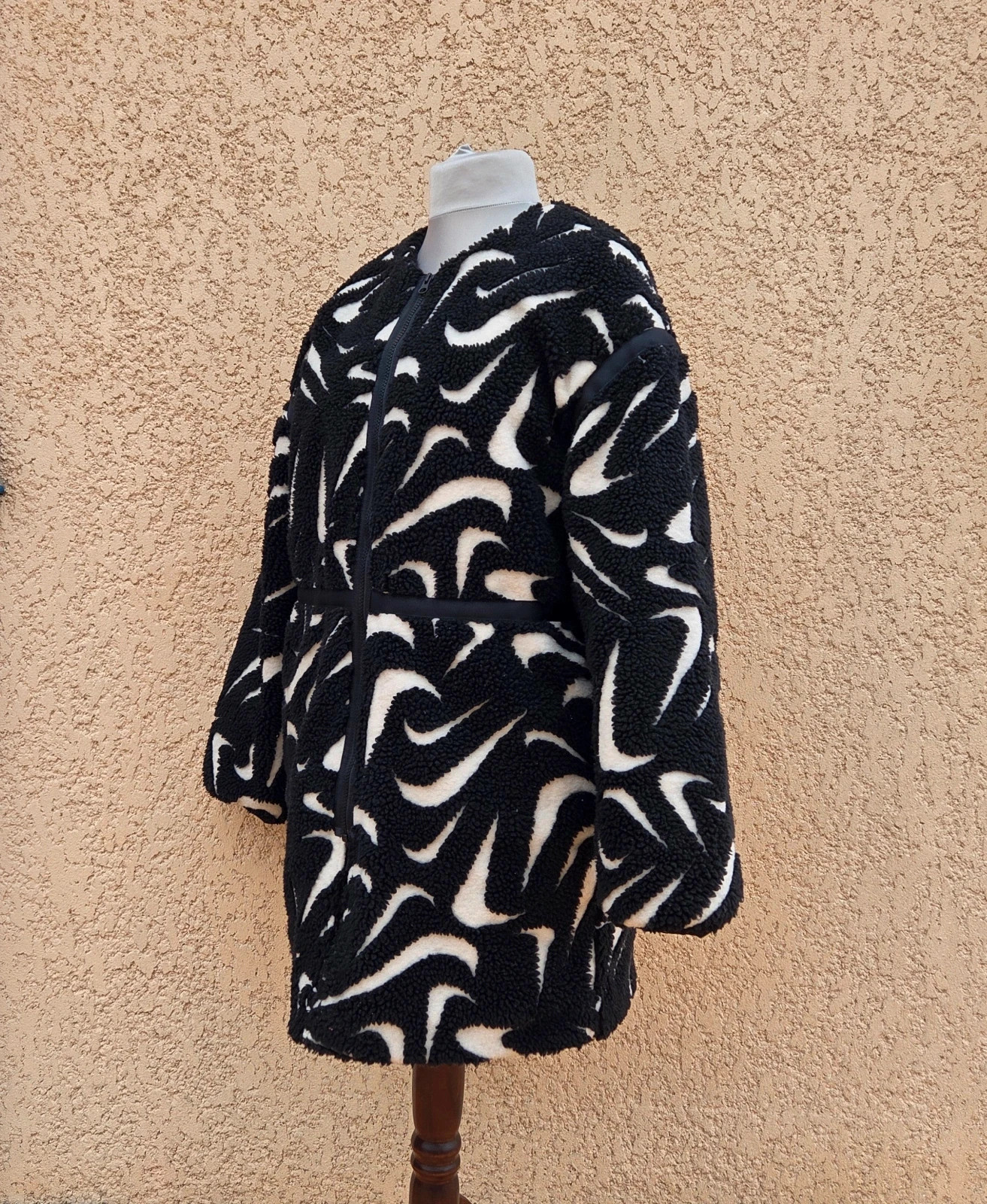 Blouson long doudoune manteau hiver polaire moumoute chaud nike taille M/L – Nike – taille M / 38 / 10 3