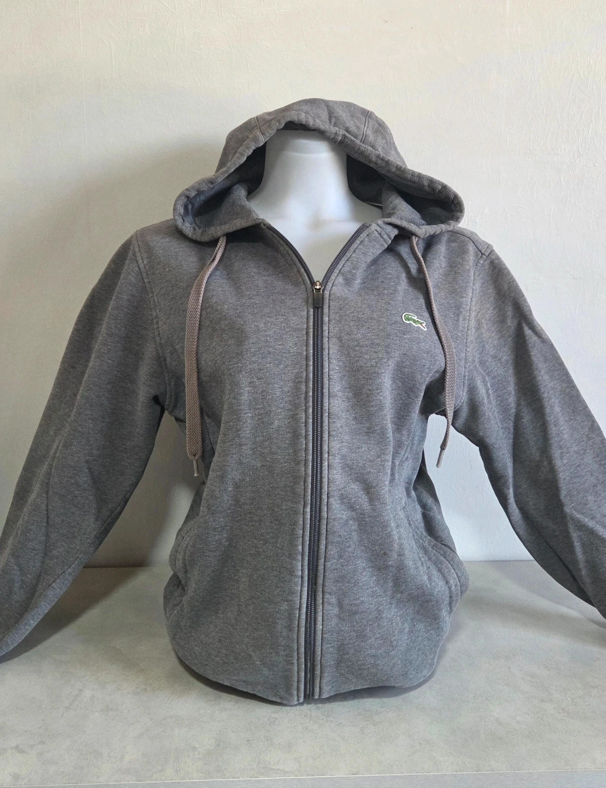 Veste zippé survêtement jogging Lacoste gris taille S – Lacoste – taille S / 36 / 8 3