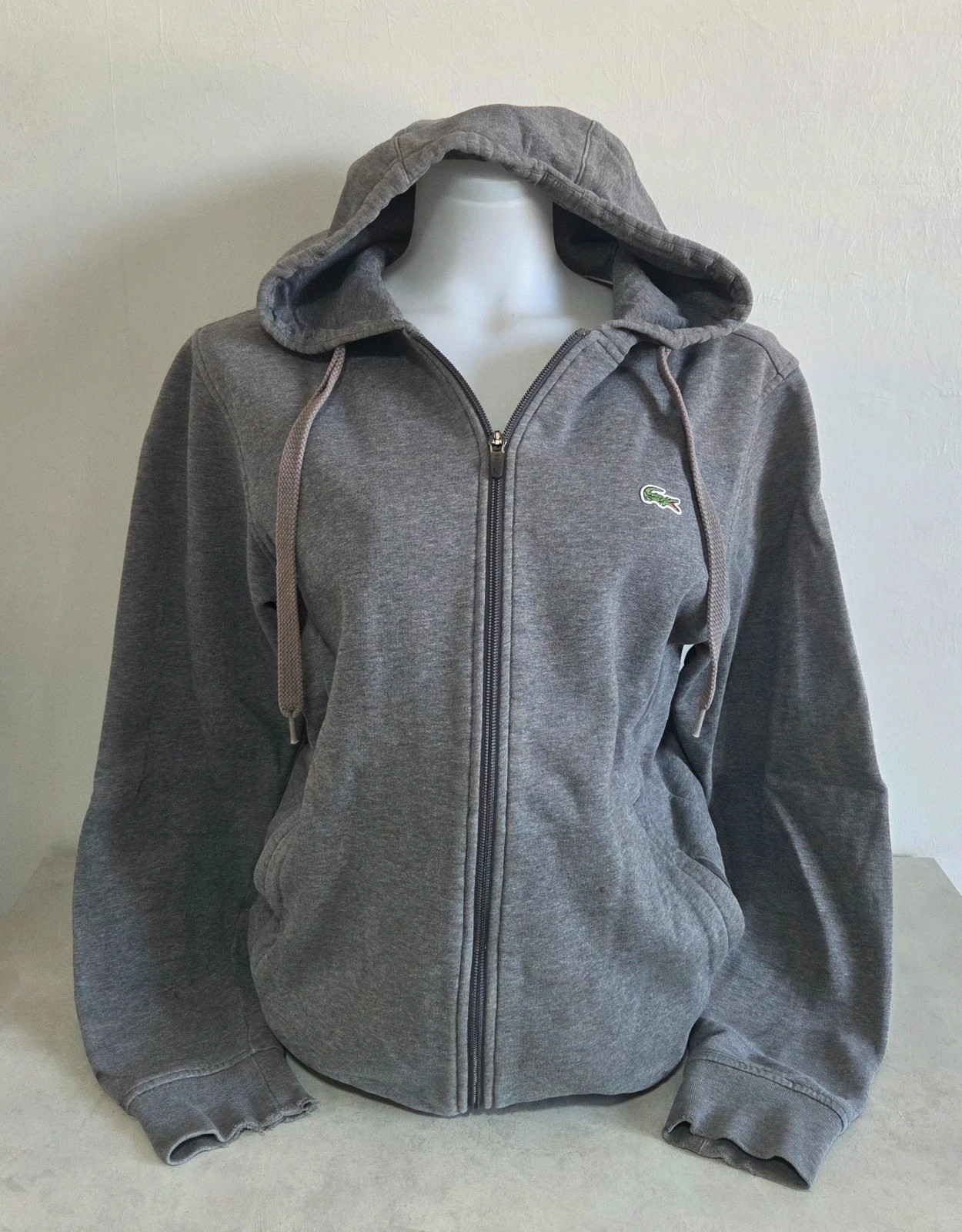 Veste zippé survêtement jogging Lacoste gris taille S
