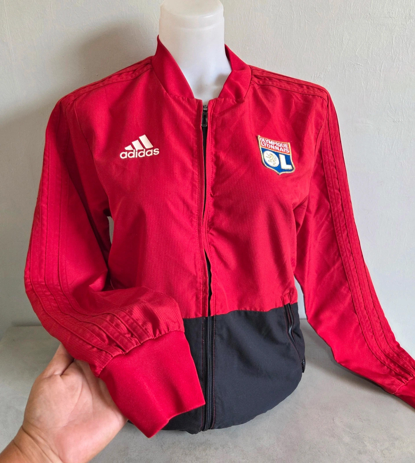 Veste zippé Adidas olympique lyonnais taille 13 14 ans taille S – adidas – taille XS 2
