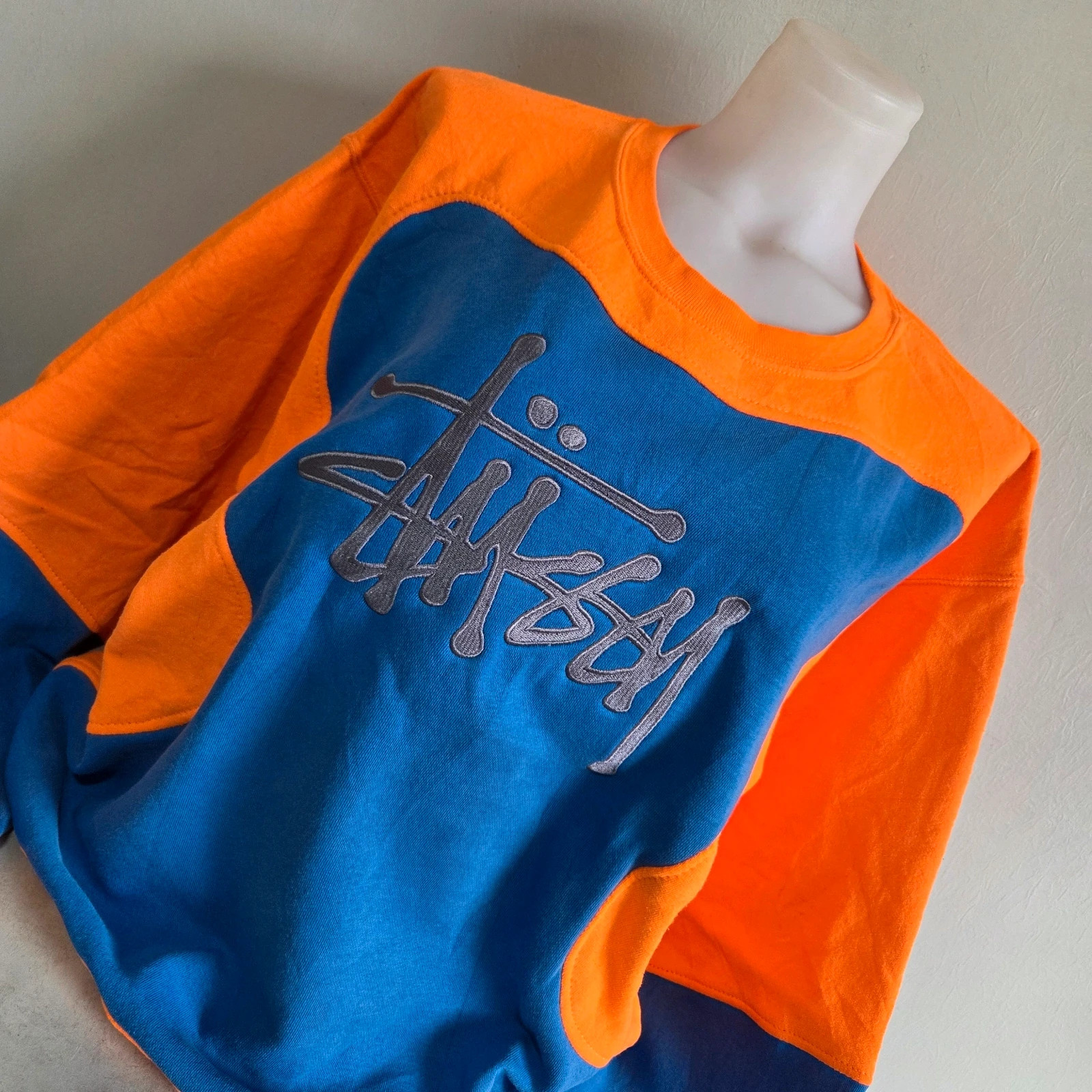 Pull sweat woody sweat-shirt vintage USA stüssy taille L – Stüssy – taille L 2
