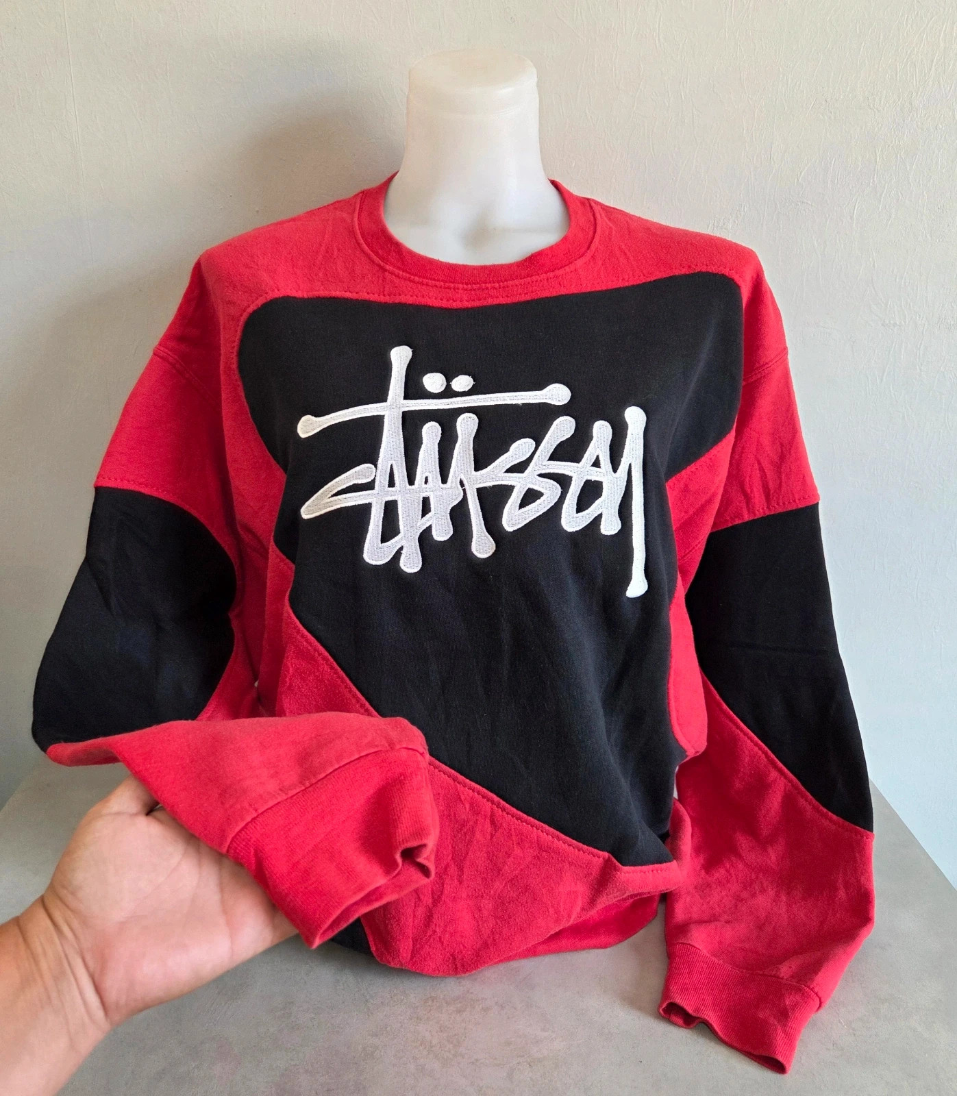 Pull sweat woody sweat-shirt vintage M/USA stüssy taille M – Stüssy – taille L / 40 / 12 3