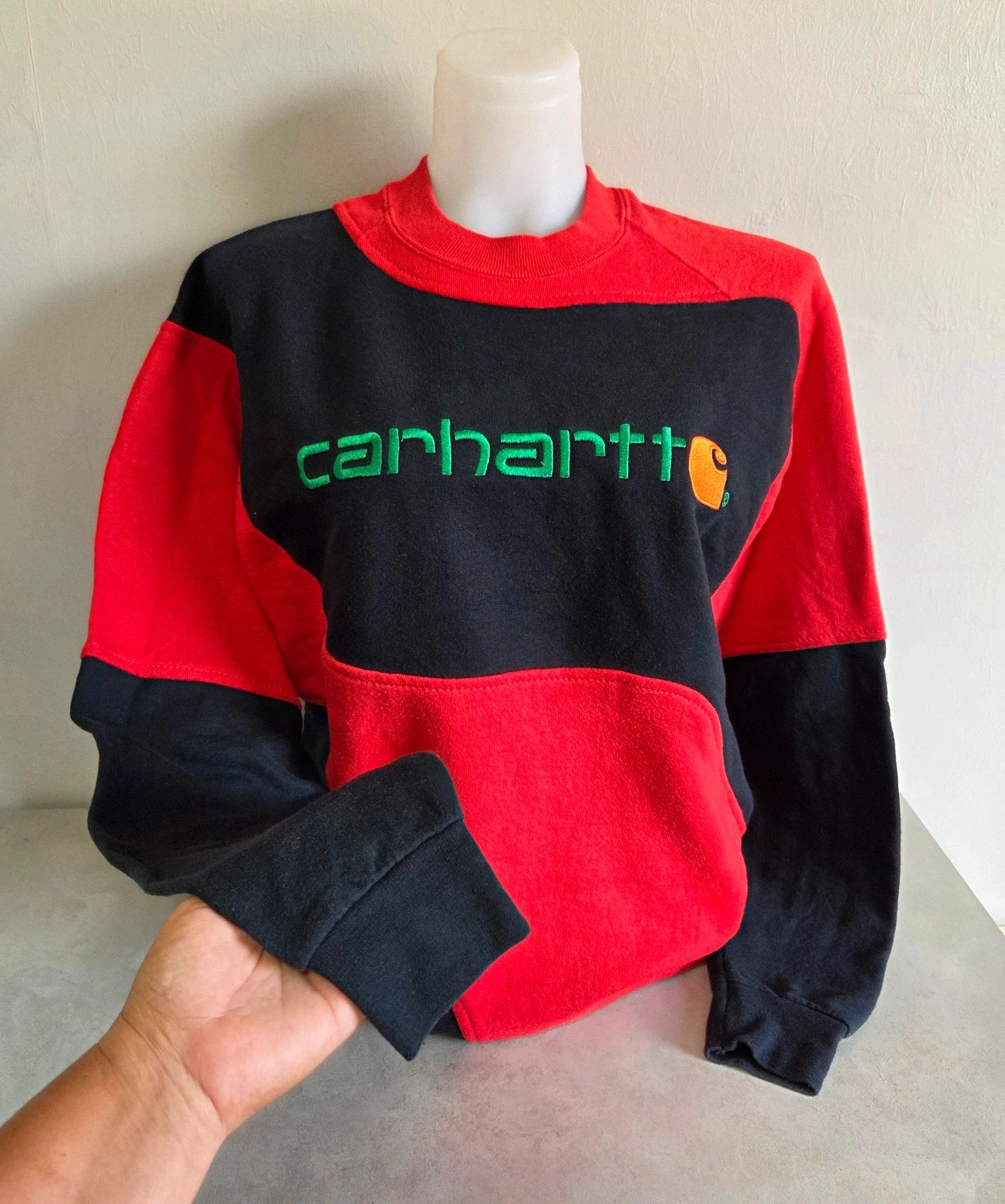 Pull sweat woody sweat-shirt vintage USA carhartt taille M/L – Carhartt – taille M / 38 / 10 3