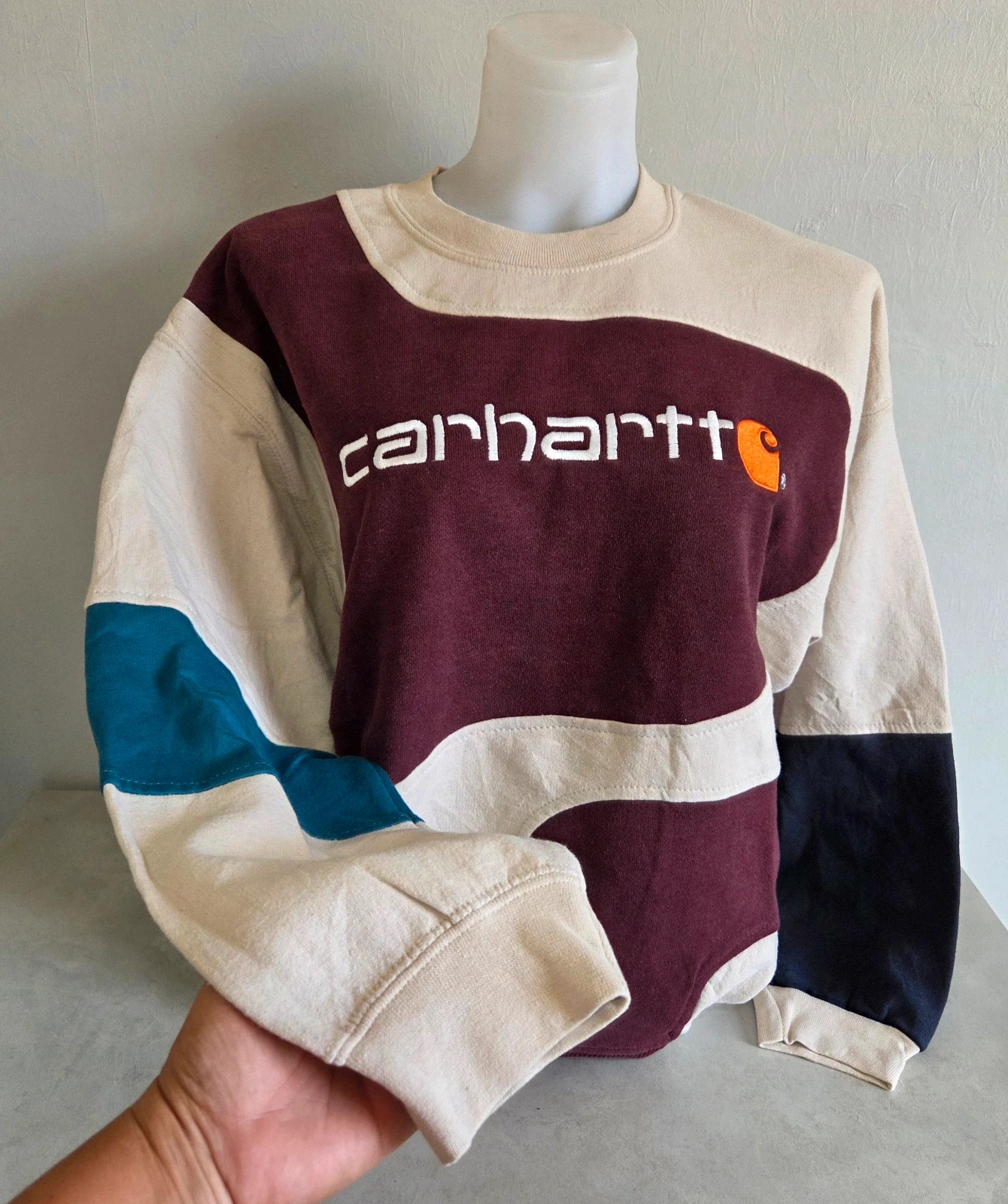 Pull sweat woody sweat-shirt vintage USA carhartt taille M/L – Carhartt – taille M 2