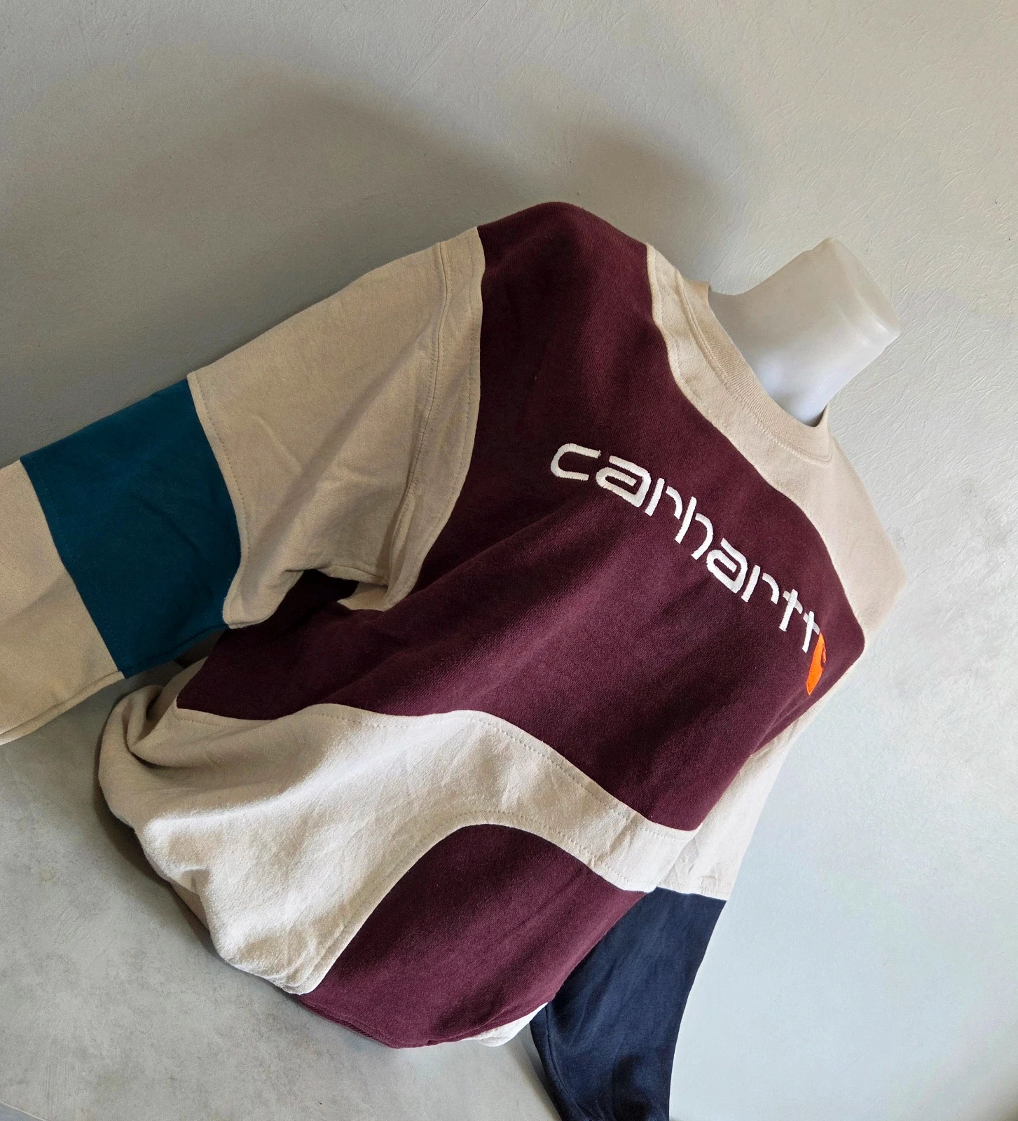 Pull sweat woody sweat-shirt vintage USA carhartt taille M/L – Carhartt – taille M 4