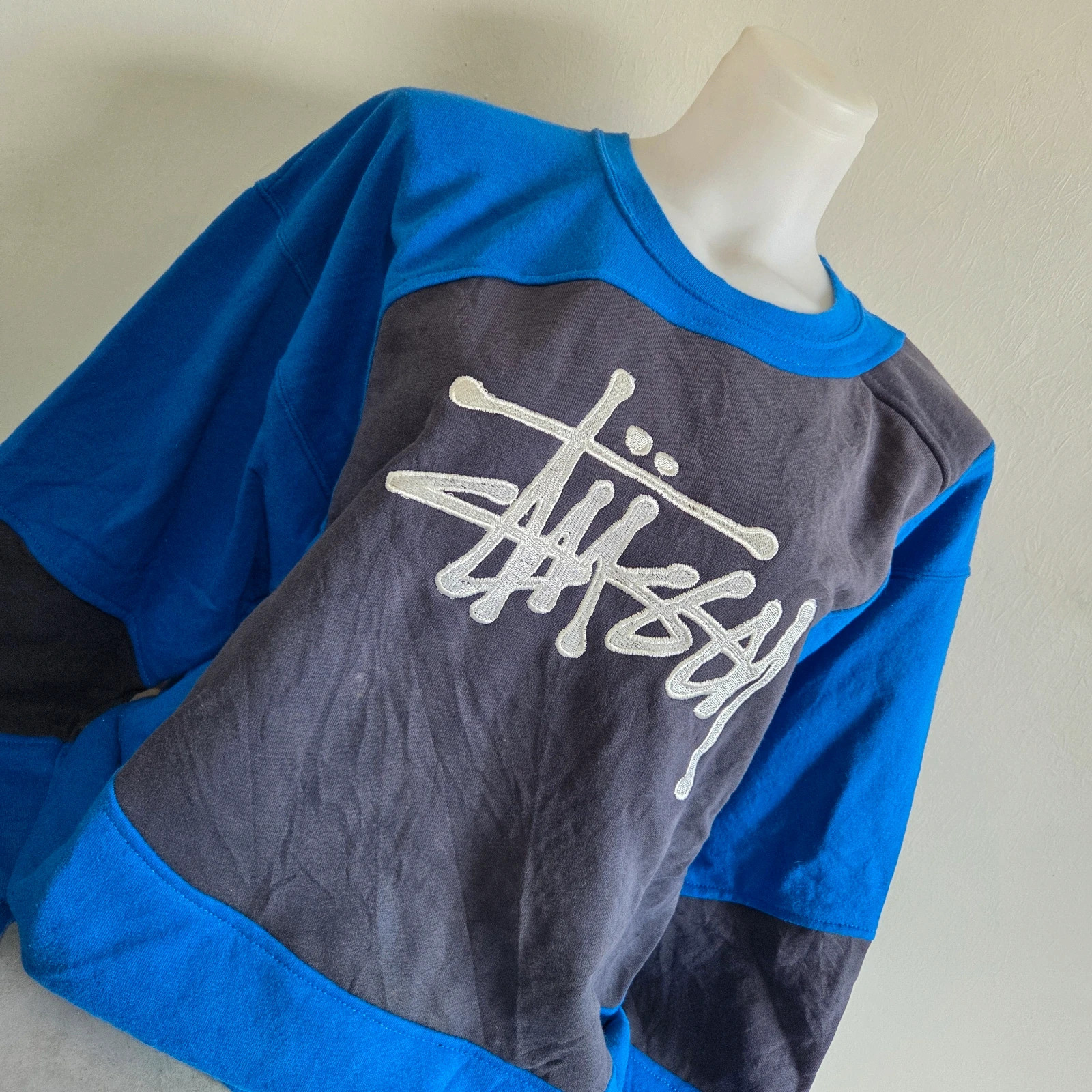 Pull sweat woody sweat-shirt vintage USA stüssy taille M/L – Stüssy – taille M 2