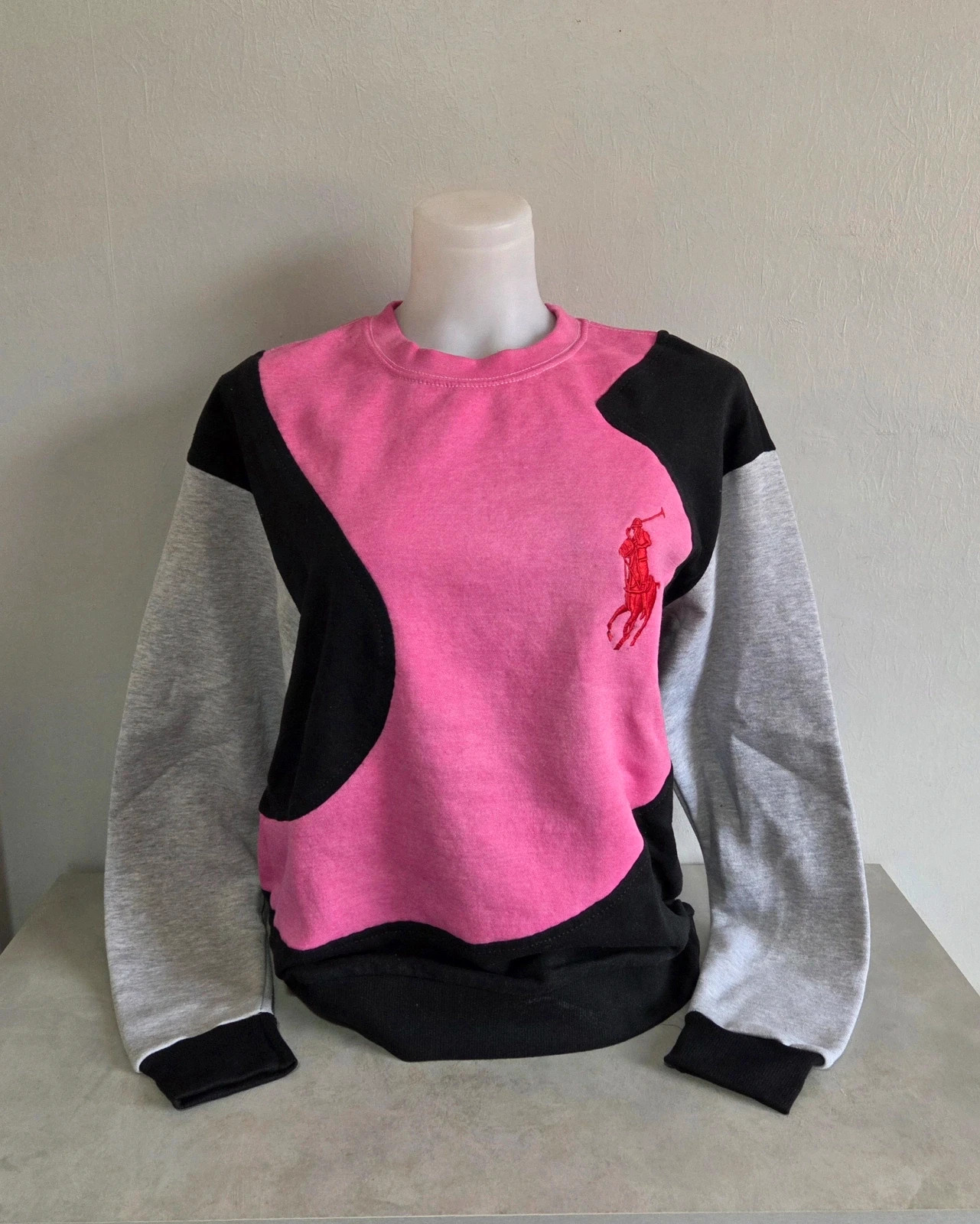 Pull sweat woody sweat-shirt vintage USA Ralph Lauren taille M/L