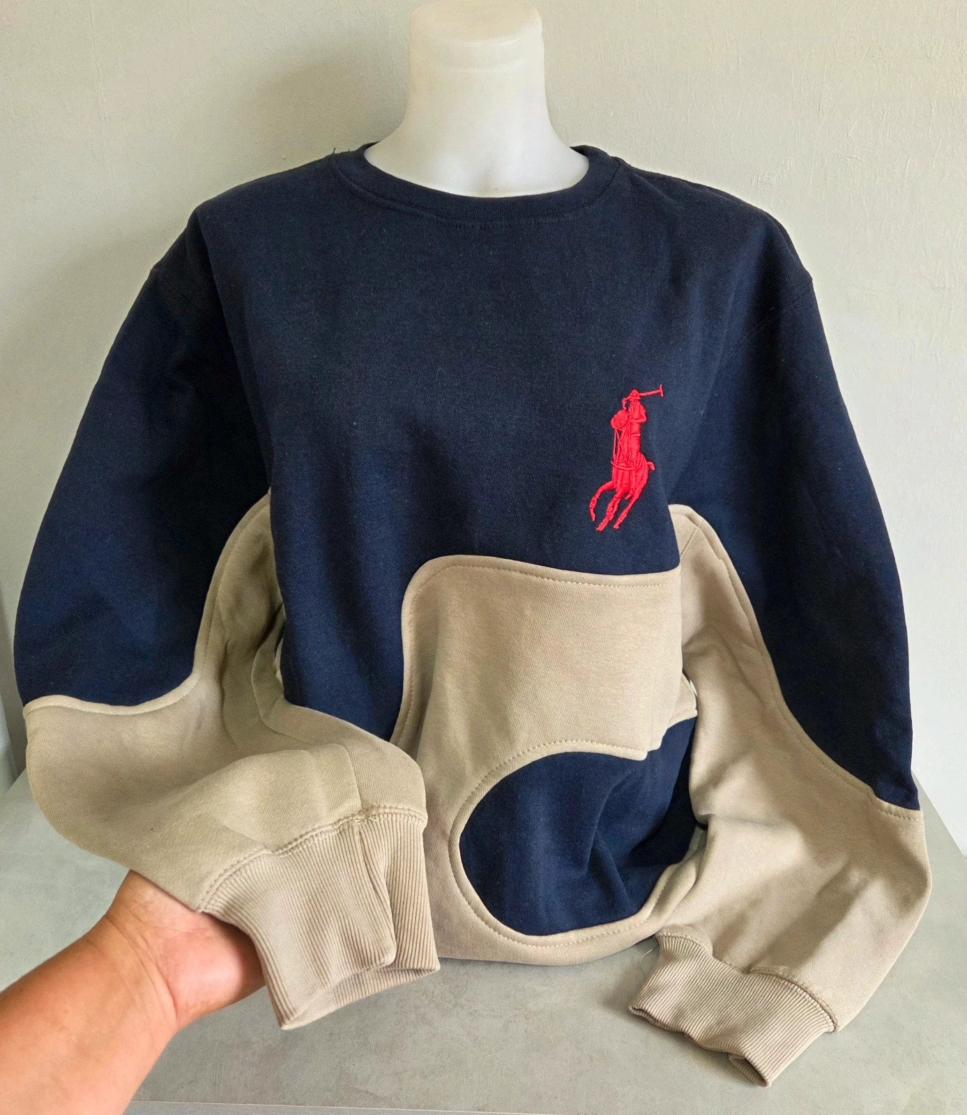 Pull sweat woody sweat-shirt vintage USA Ralph Lauren taille XL oversize large – Ralph Lauren – taille XL 2