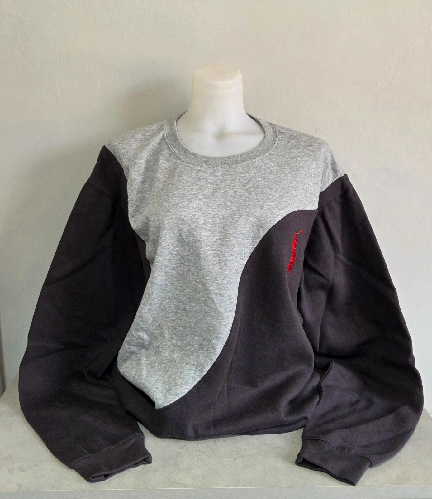 Pull sweat woody sweat-shirt vintage USA Ralph Lauren taille XL