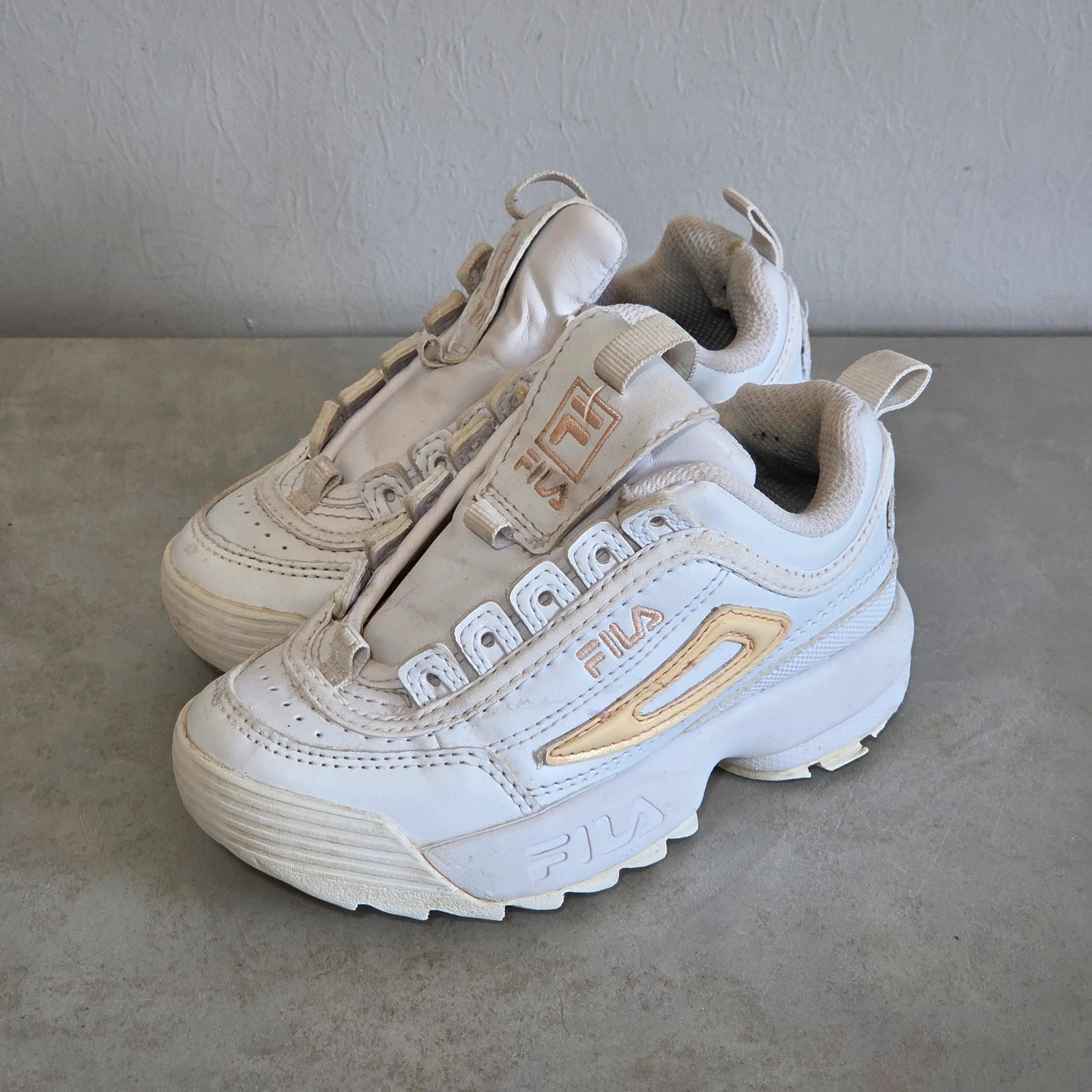 Sneakers basket fila enfant fille garçon mixte lacets élastique taille 28 – FILA – taille 28 5