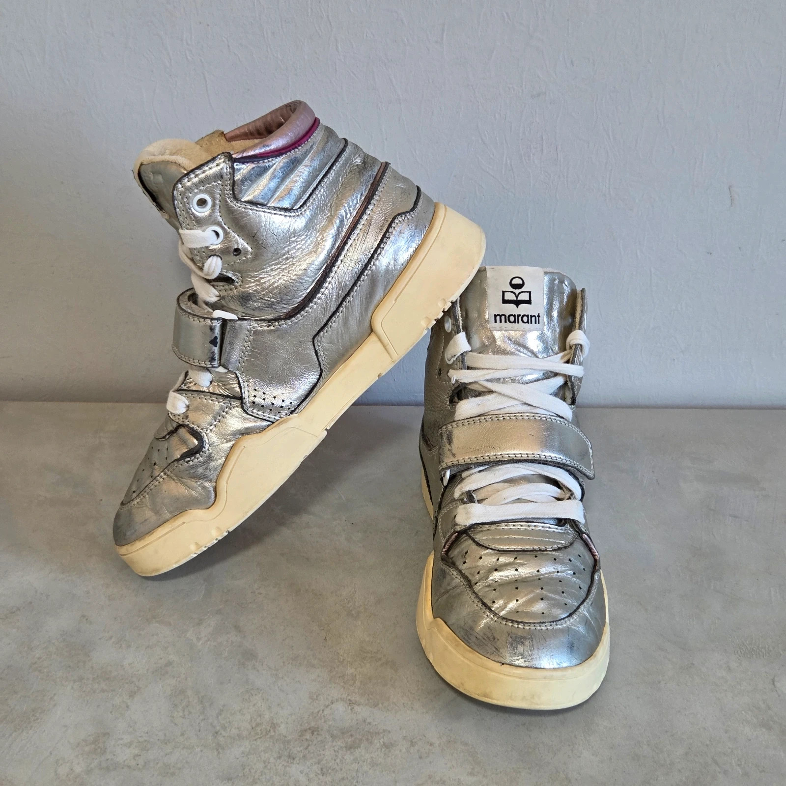 Sneakers basket montante Isabel marant taille 36 gris argenté – Isabel Marant – taille 36 4