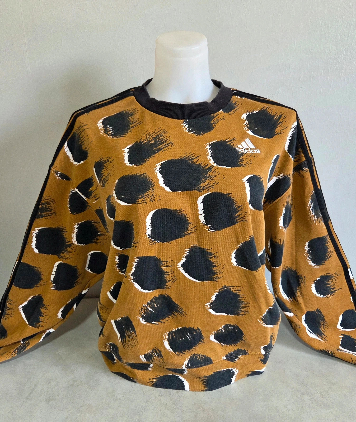 Pull sweat woody sweat-shirt Léopard Adidas taille S / M – adidas – taille M / 38 / 10 4