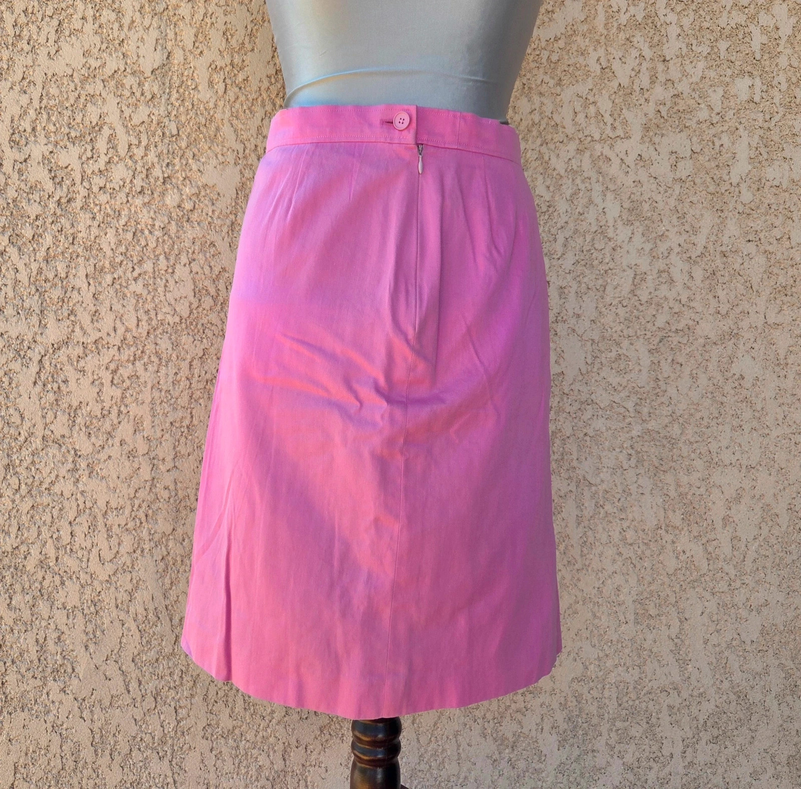 Ensemble Costume tailleur 2 pièces vintage Yves Saint Laurent vintage rose taille M/L – Yves Saint Laurent – taille L / 40 / 12 3