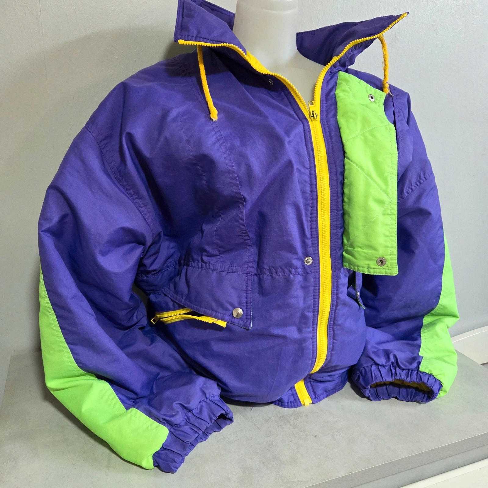 Veste sweat pull woody doudoune manteau vintage taille XXL – Vintage Dressing – taille XXL / 44 / 16 2