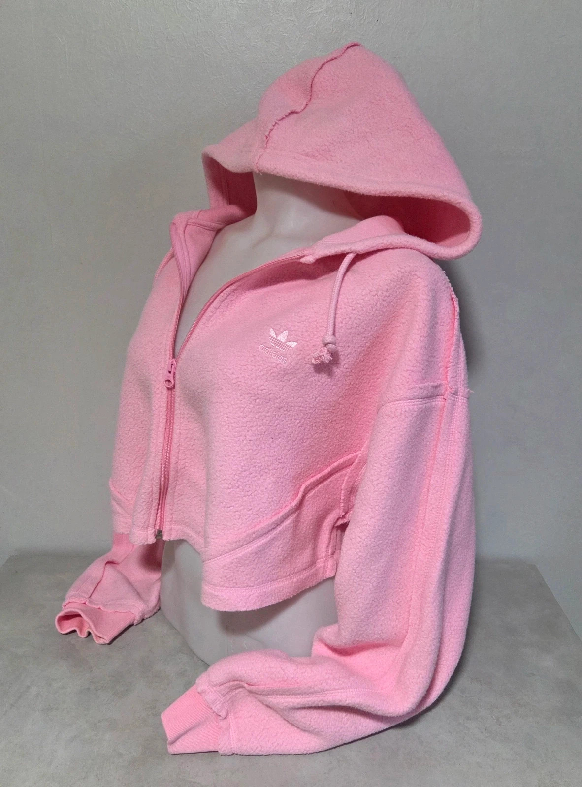 Pull adidas sweat woody sweat-shirt capuche polaire taille M 38 rose – adidas – taille M / 38 / 10 3