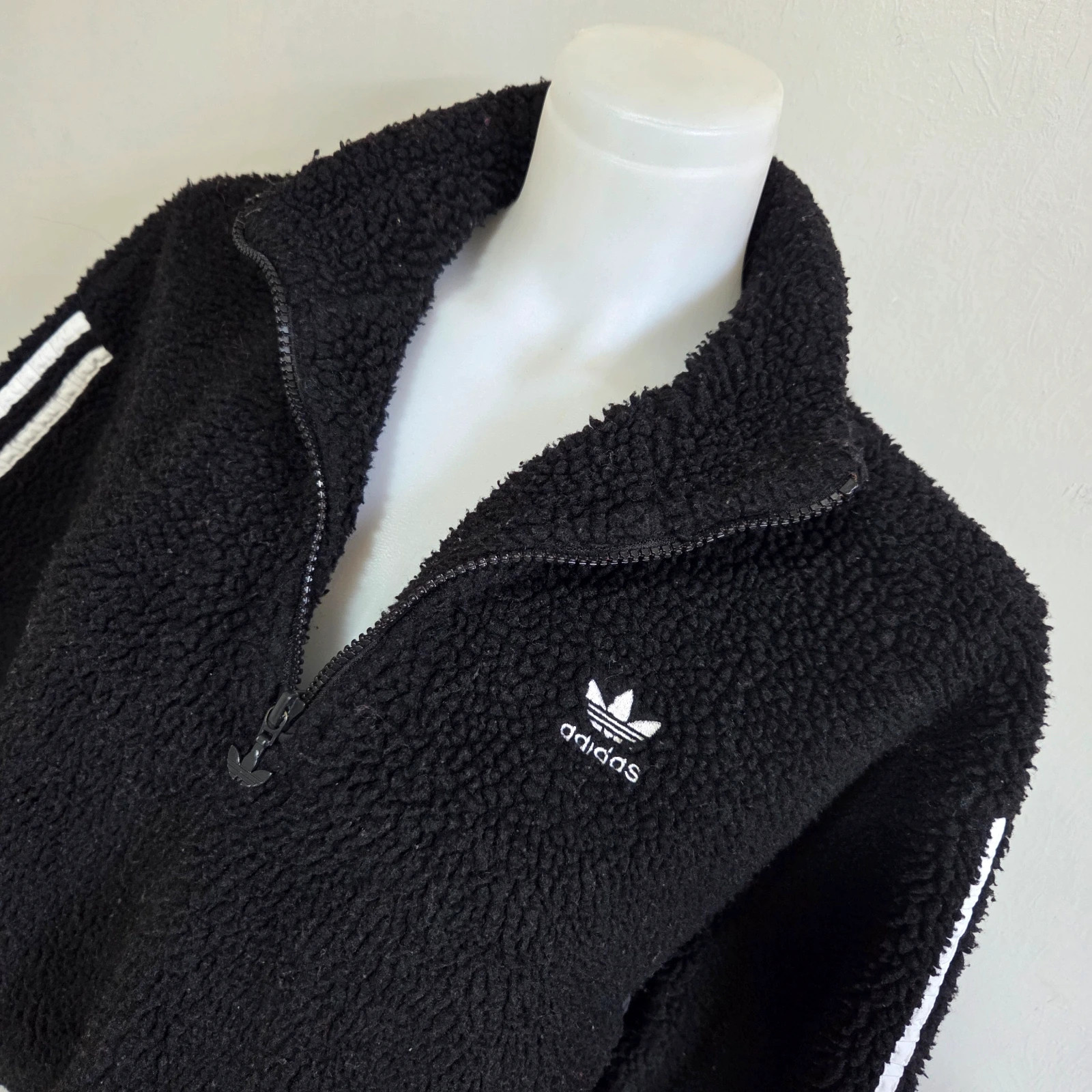 Pull sweat woody col zip polaire moumoute piloupilou fluffy Adidas taille M – adidas – taille M / 38 / 10 2