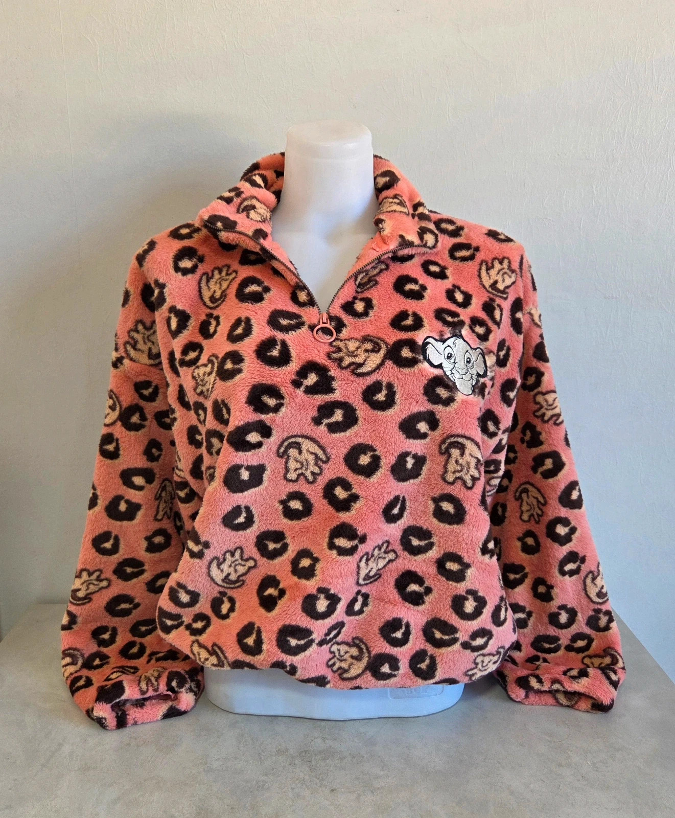 Pull sweat woody col camionneur polaire piloupilou fluffy Disney taille S
