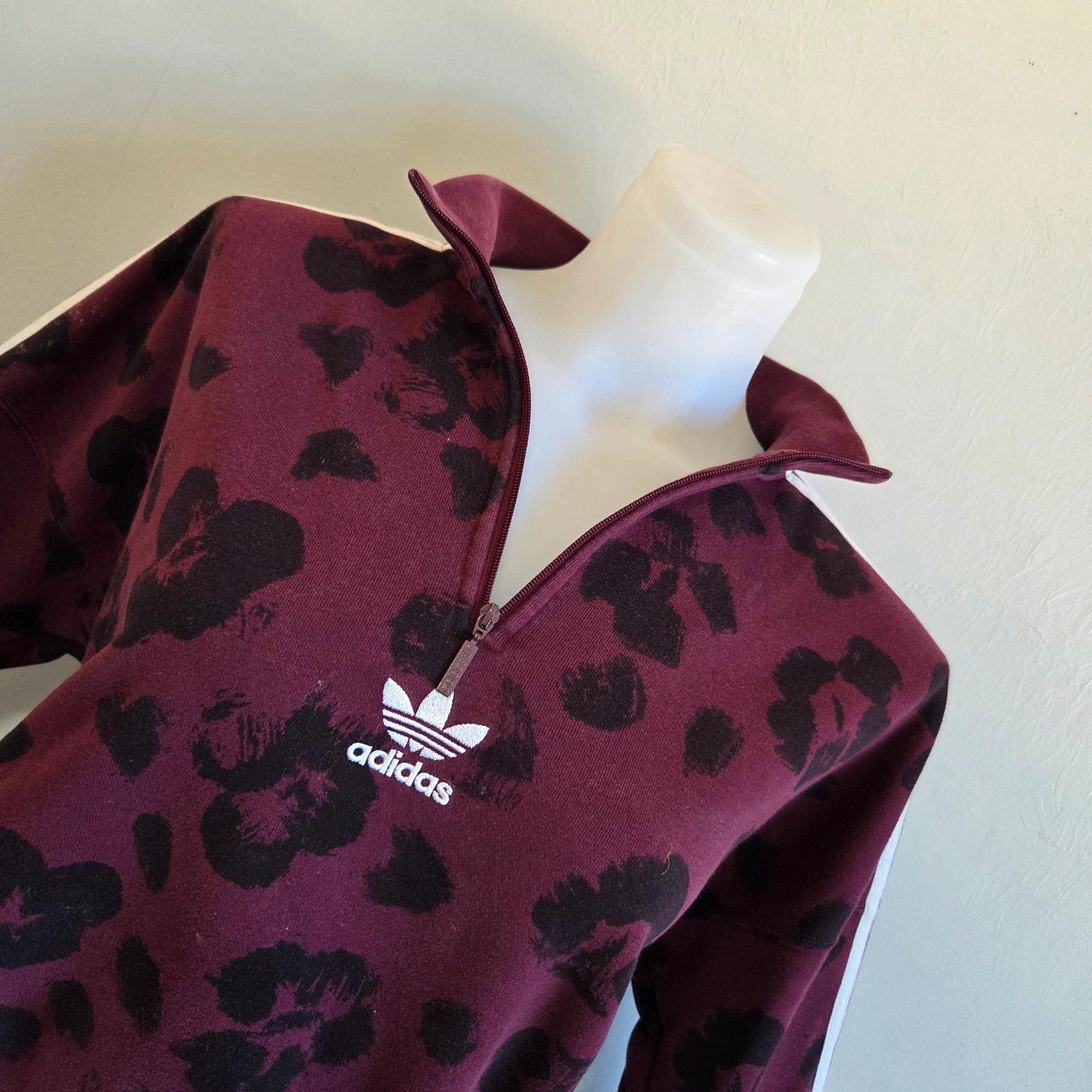 Ensemble survêtement jogging leggings pull sweat Adidas léopard vintage taille L/40 – adidas – taille L / 40 / 12 3