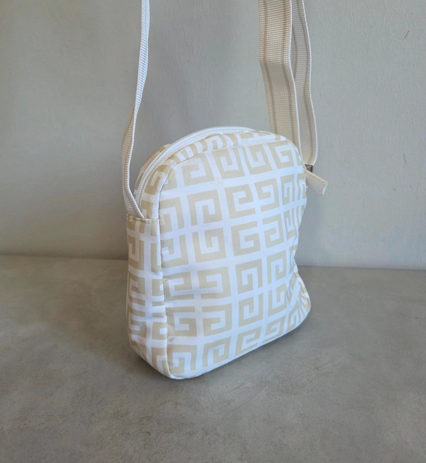 Sacoche sac bandoulière Givenchy blanc doré or – Givenchy 5