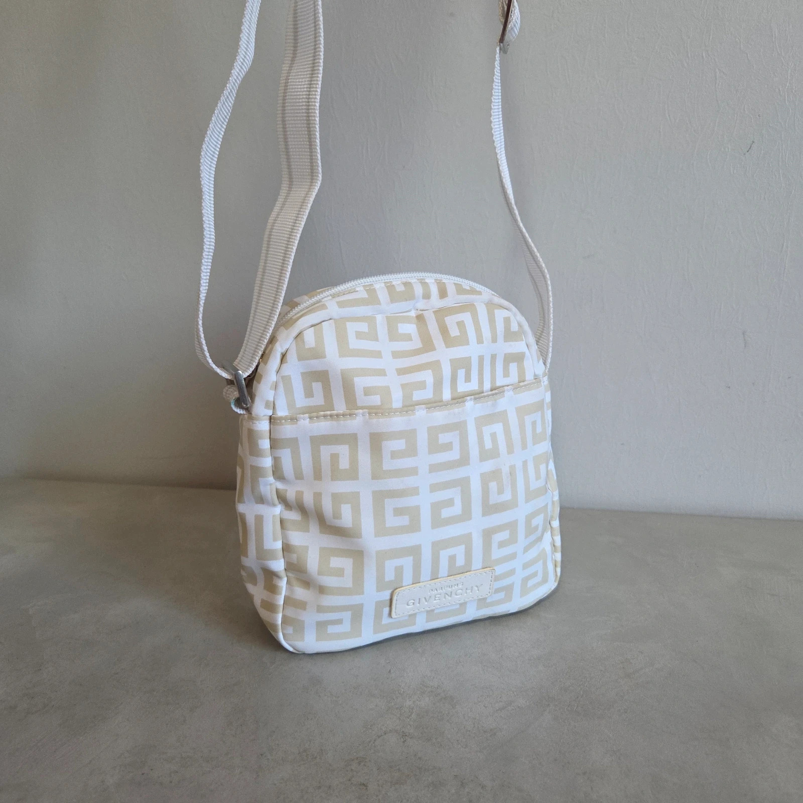 Sacoche sac bandoulière Givenchy blanc doré or – Givenchy 2