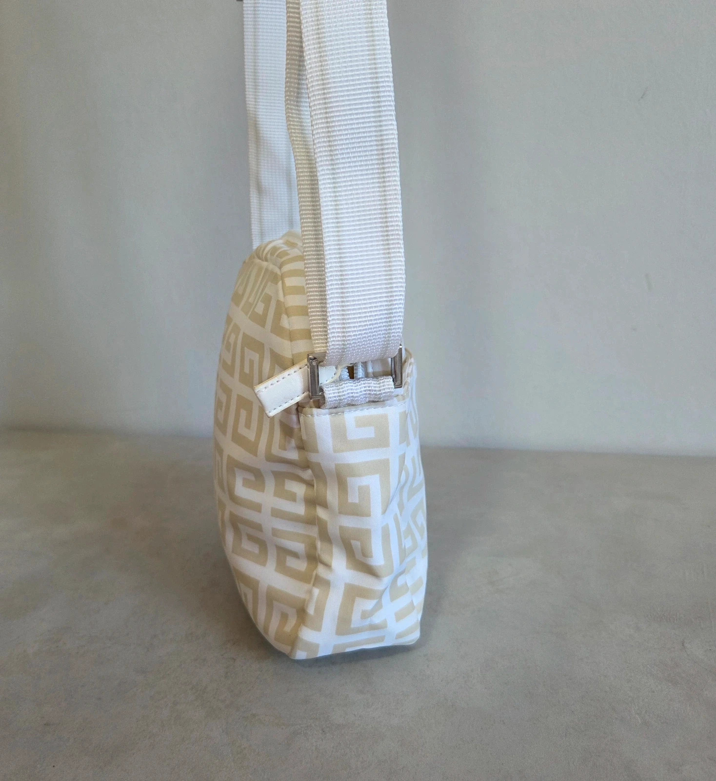 Sacoche sac bandoulière Givenchy blanc doré or – Givenchy 4