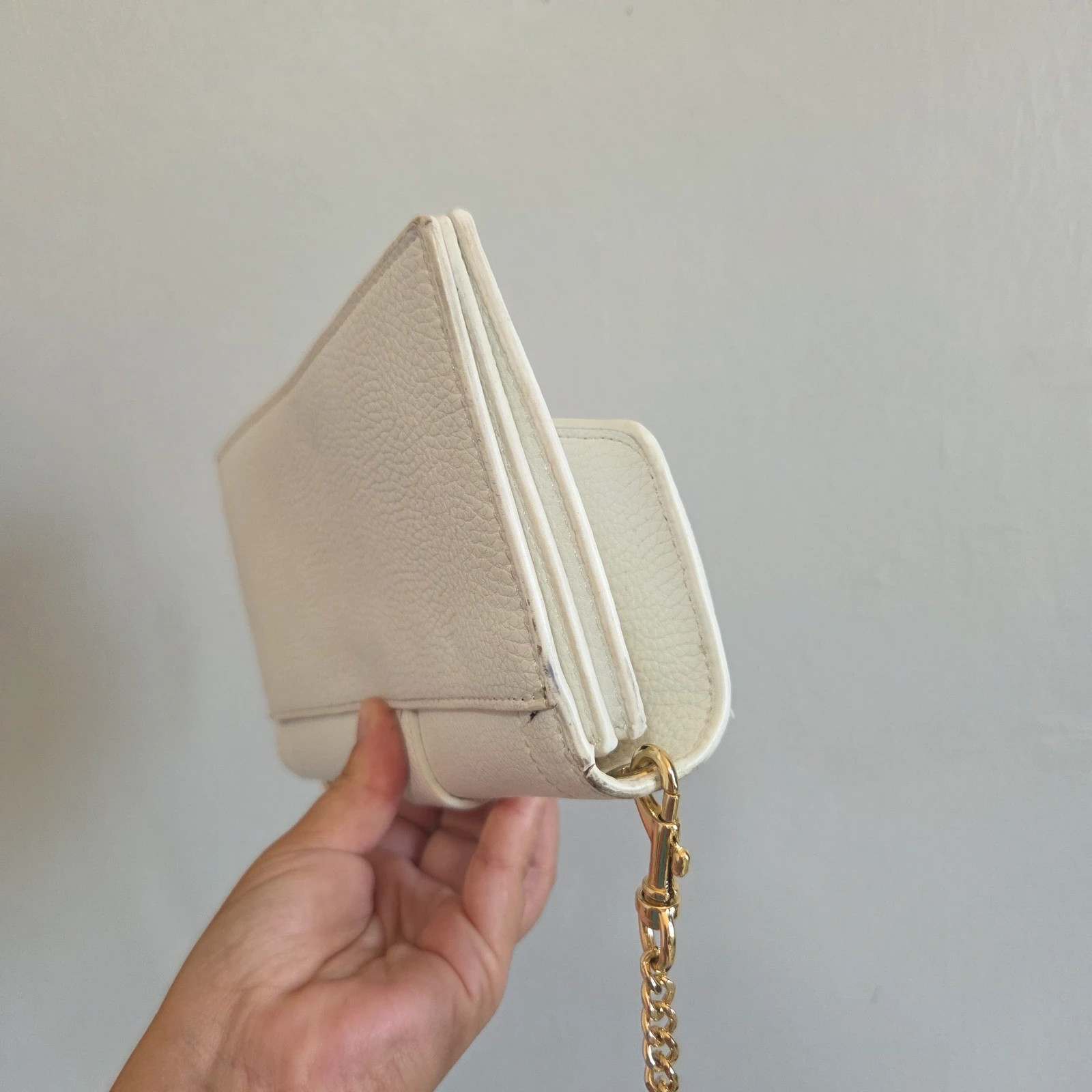 Sac a main bandoulière versace jeans couture blanc or doré avec boite – Versace Jeans 5