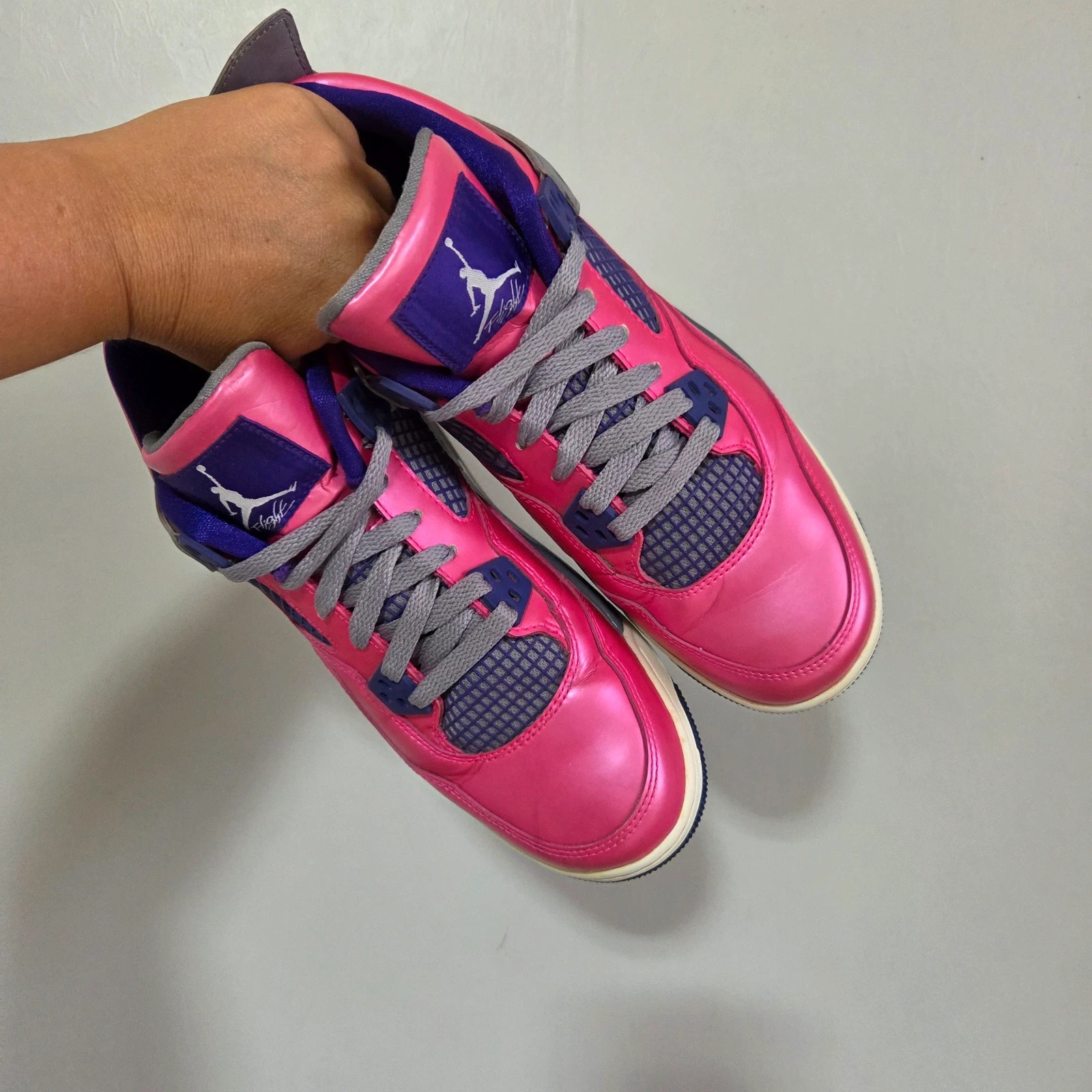 Sneakers basket air Jordan 4 retro GS pink foil taille 40 – Jordan – taille 40 5