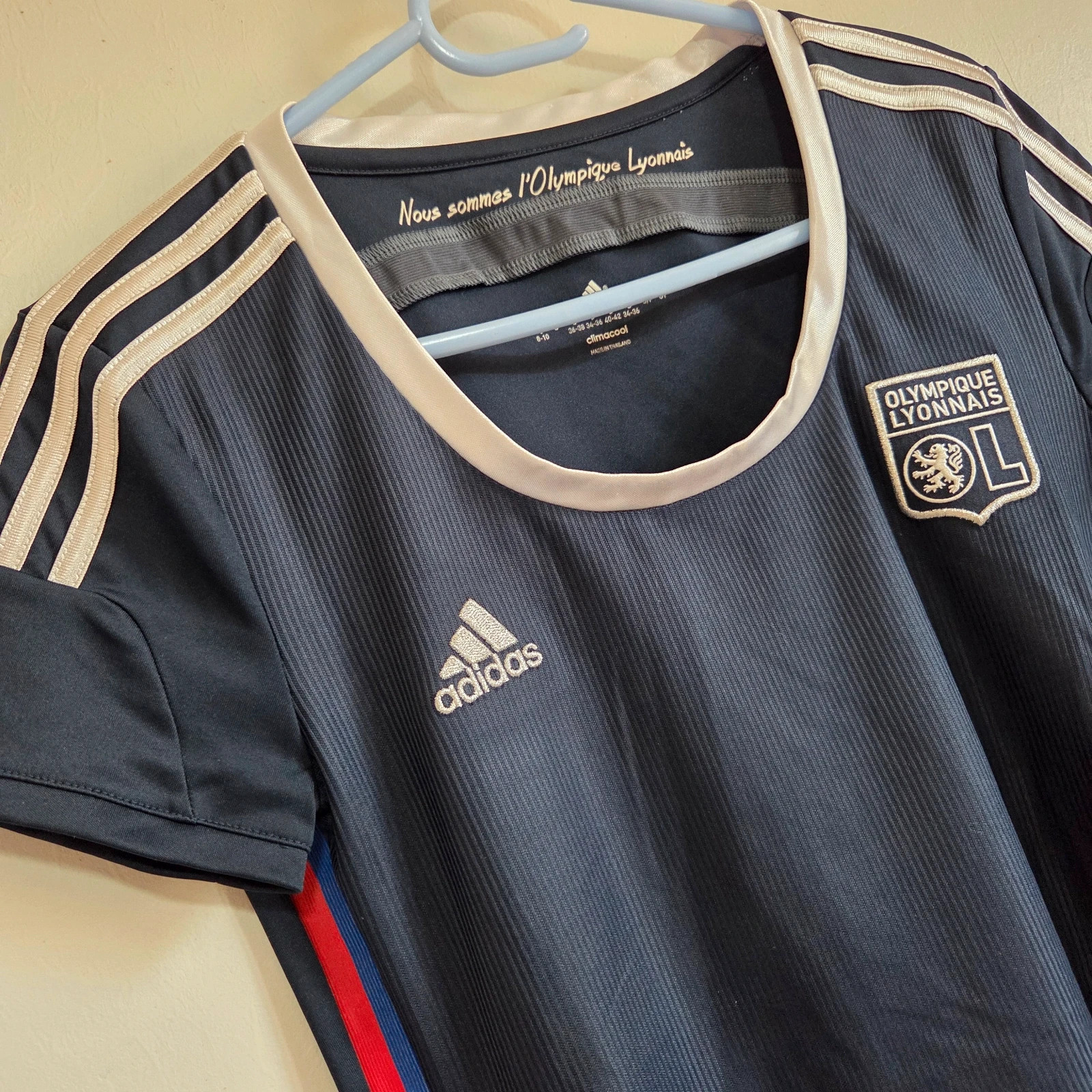 T-shirt maillot foot football adidas olympique lyonnais femme taille S – adidas – taille S / 36 / 8 4