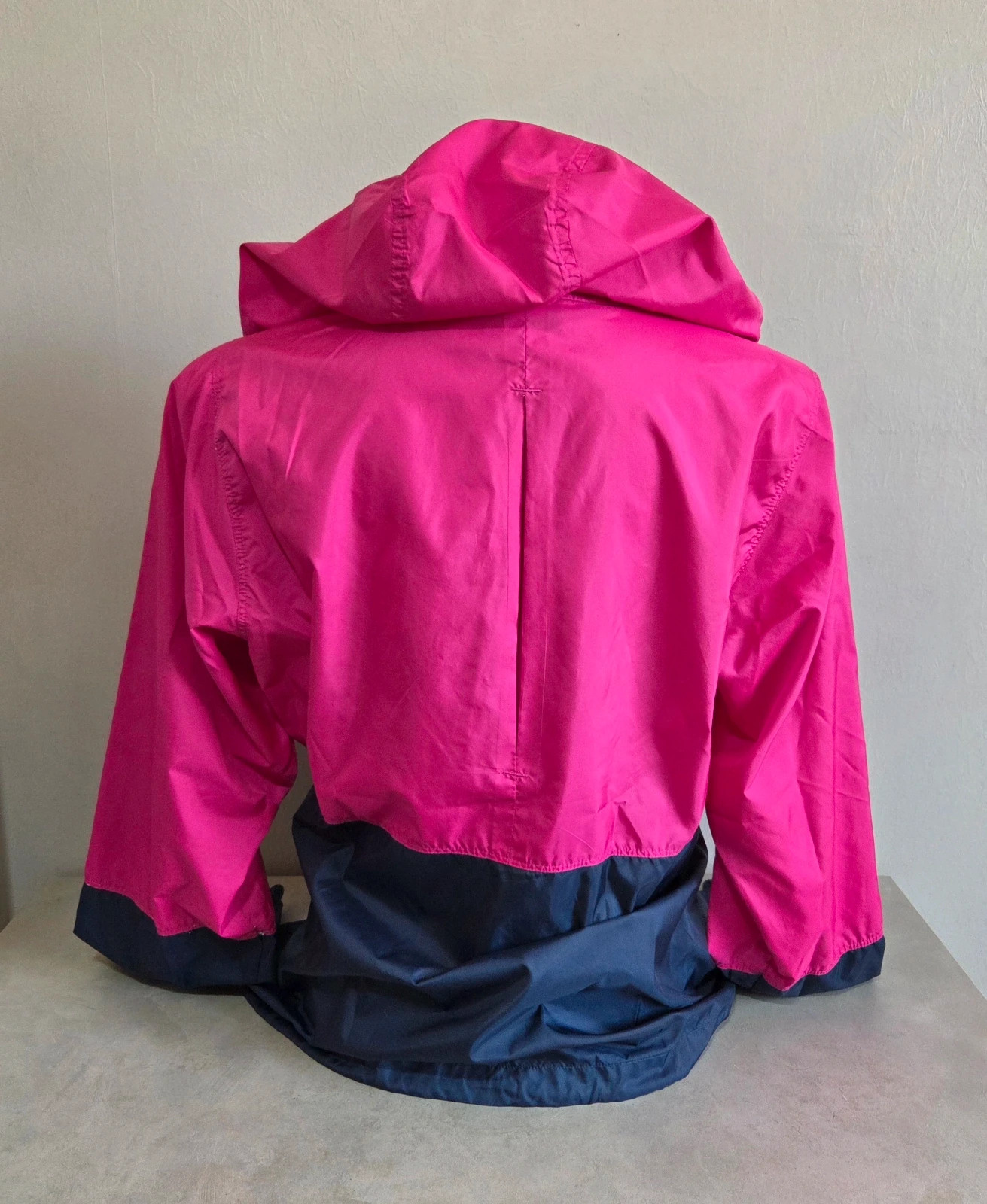 Veste légère coupe vent columbia rose bleu capuche taille S – Columbia – taille S / 36 / 8 5