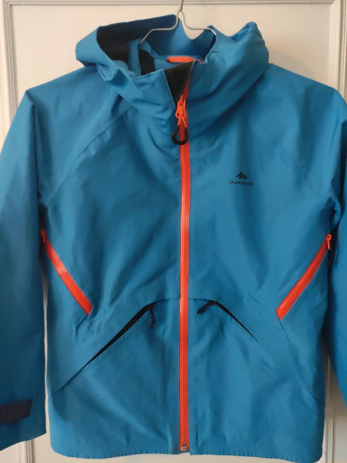 💙 Veste imperméable Quechua MH500 8 ans (128 cm) bleu cyan 💙 – Quechua – taille 8 ans / 128 cm 2