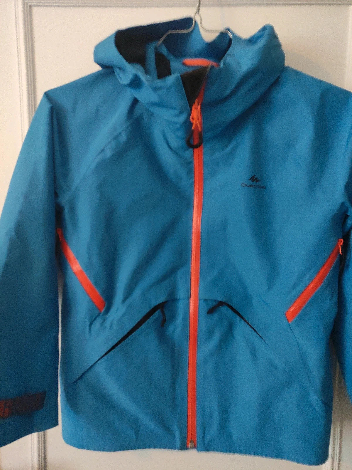 💙 Veste imperméable Quechua MH500 8 ans (128 cm) bleu cyan 💙