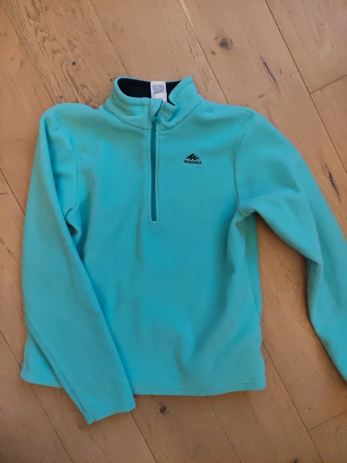 pull en laine polaire de randonnée Quechua